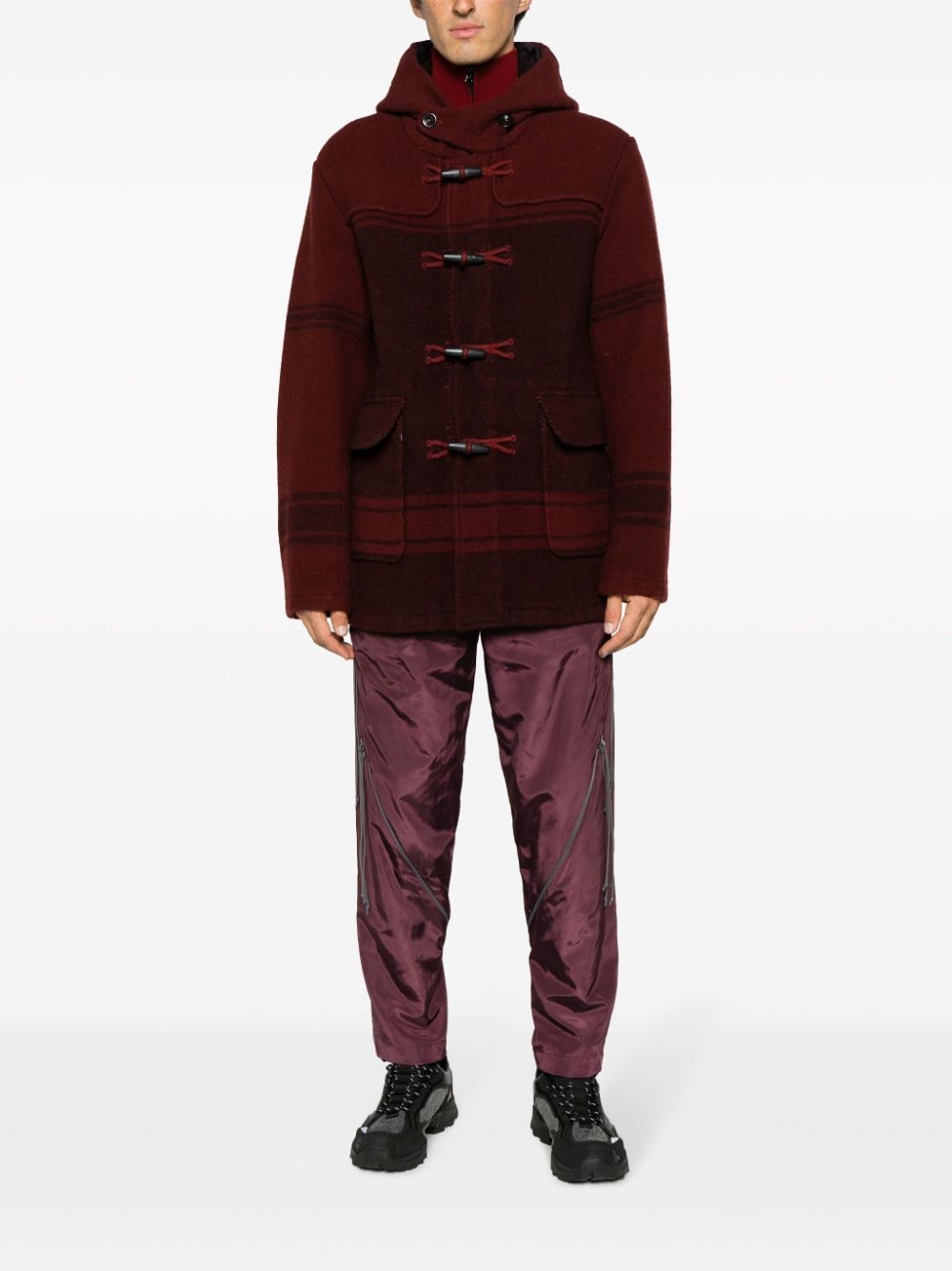 C.P. COMPANY Bordeaux Coat - Waterproof Winter Jacket for Men | Stylish Urban Outerwear for Cold Weather & Outdoor Activities