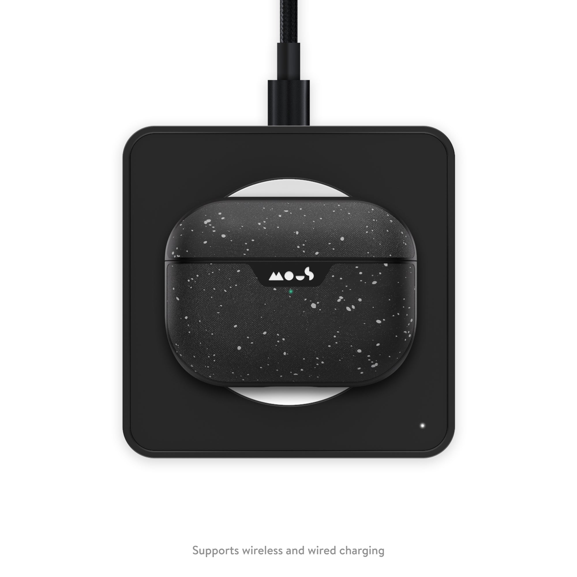 Speckled Fabric AirPods Pro Case - Protective Cover for Apple AirPods Pro (2nd/1st Gen) - Stylish & Durable Phone Accessory for Work, Travel & Gym