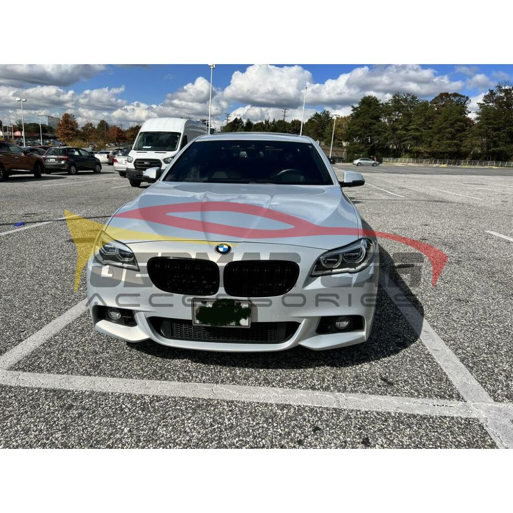 2012-2016 BMW M5 F10 Black Kidney Grilles Replacement - High Performance Front Grille for BMW 5 Series Sedan | Perfect for Car Upgrades & Customization