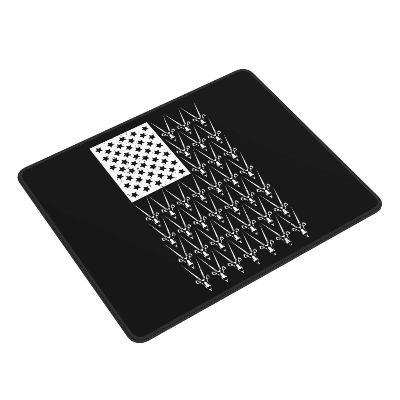 SIYTUAU American Flag Hunting Mouse Pad - Waterproof, Non-Slip Rubber Base - 10x12 Inch Gaming & Office Mousepad for Laptop & PC - Perfect for Work, Gaming & Patriotic Home Office Decor