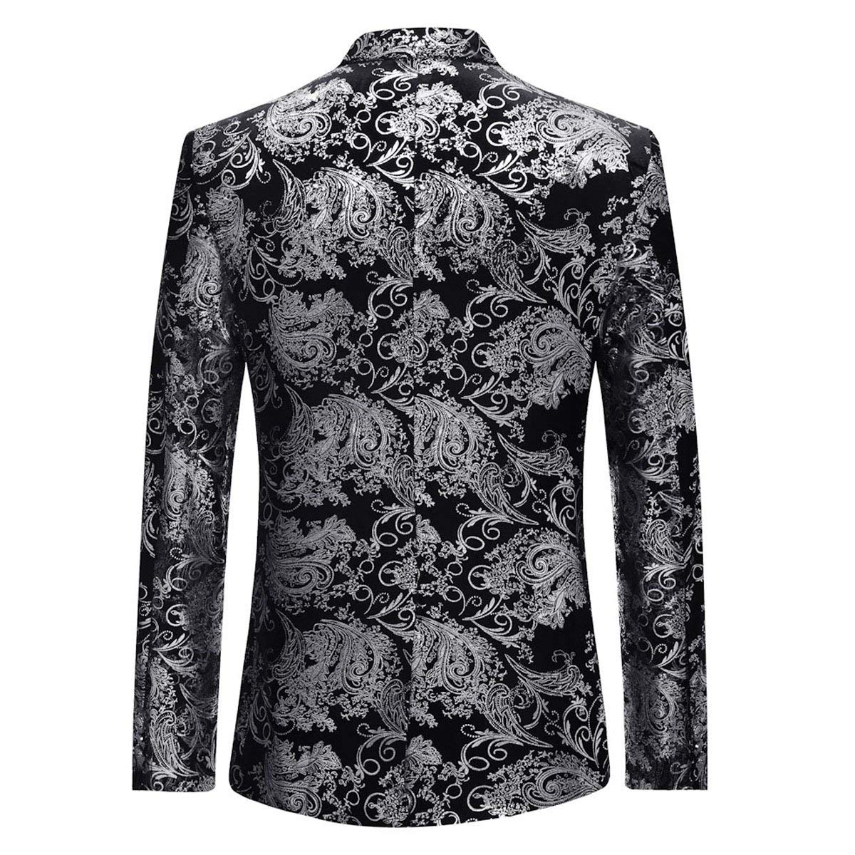 Cloudstyle Men's Slim Fit Single-Breasted 2-Button Suit Set - Formal Business Attire for Weddings, Interviews & Office Wear