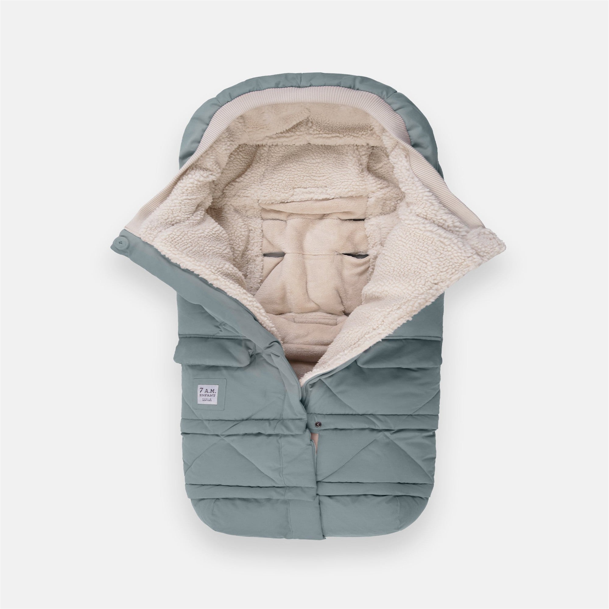 7AM Enfant Evolution 212 Sherpa Blanket - Ultra Soft & Warm Baby Blanket for Strollers, Car Seats & Cribs | Benji Design
