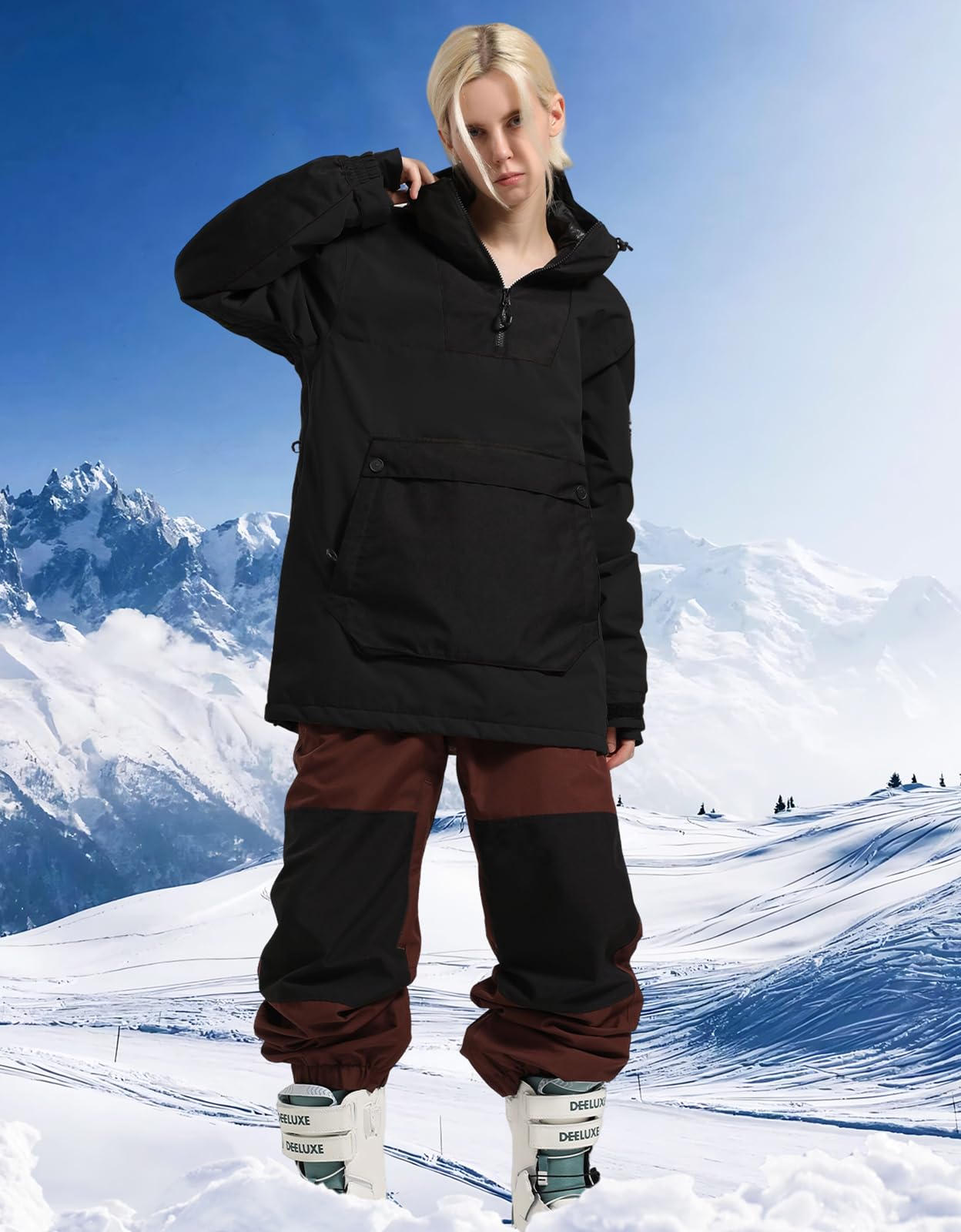 Waterproof & Windproof Ski Jacket for Women & Men - Winter Snowboard Coat for Skiing, Snowboarding & Outdoor Sports - Perfect for Cold Weather & Mountain Adventures