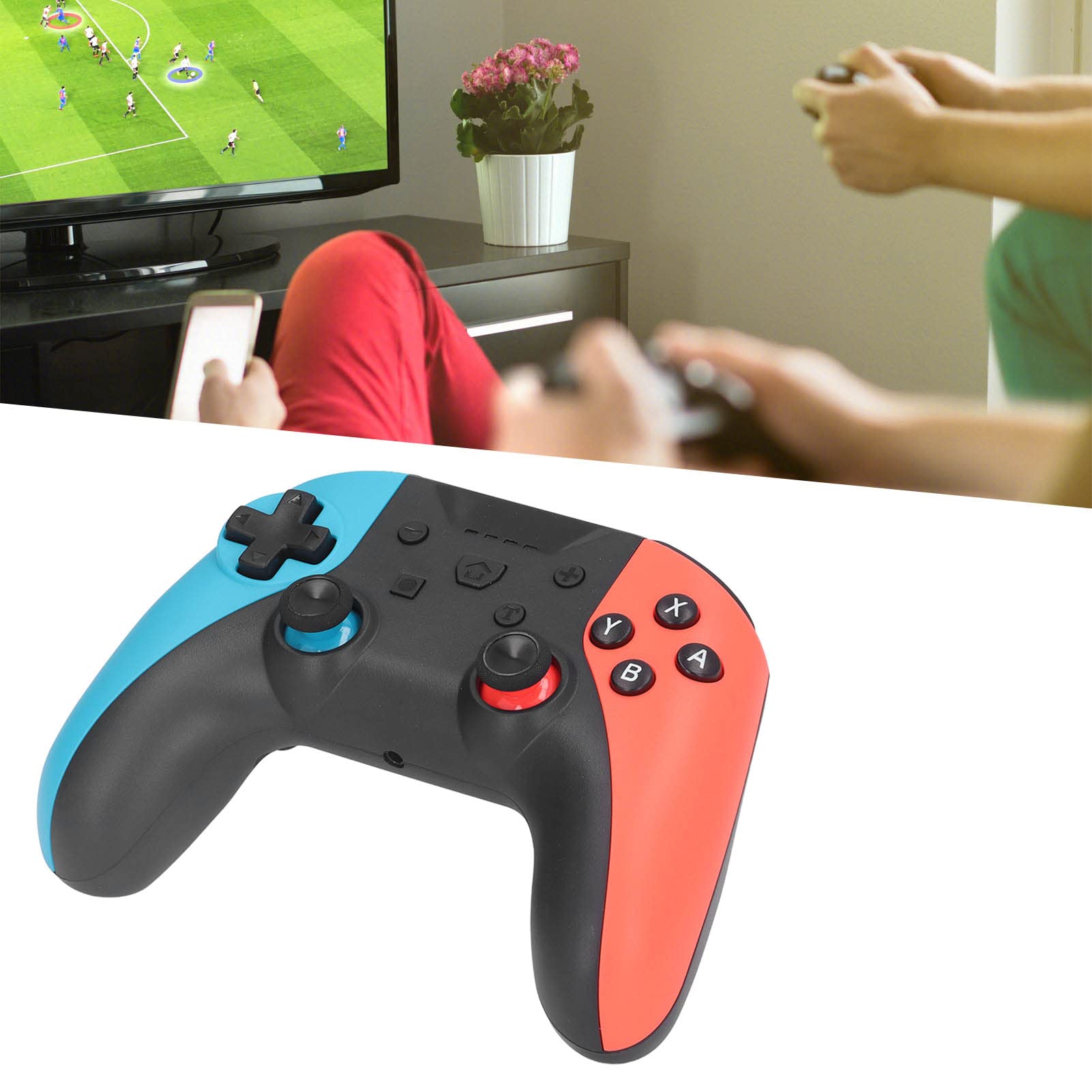 Wireless Controller for Nintendo Switch & PC - Motion Control, Vibration Feedback, Ergonomic Gamepad - Perfect for Gaming, Gifts (Birthday, Christmas) - Play at Home or On-the-Go