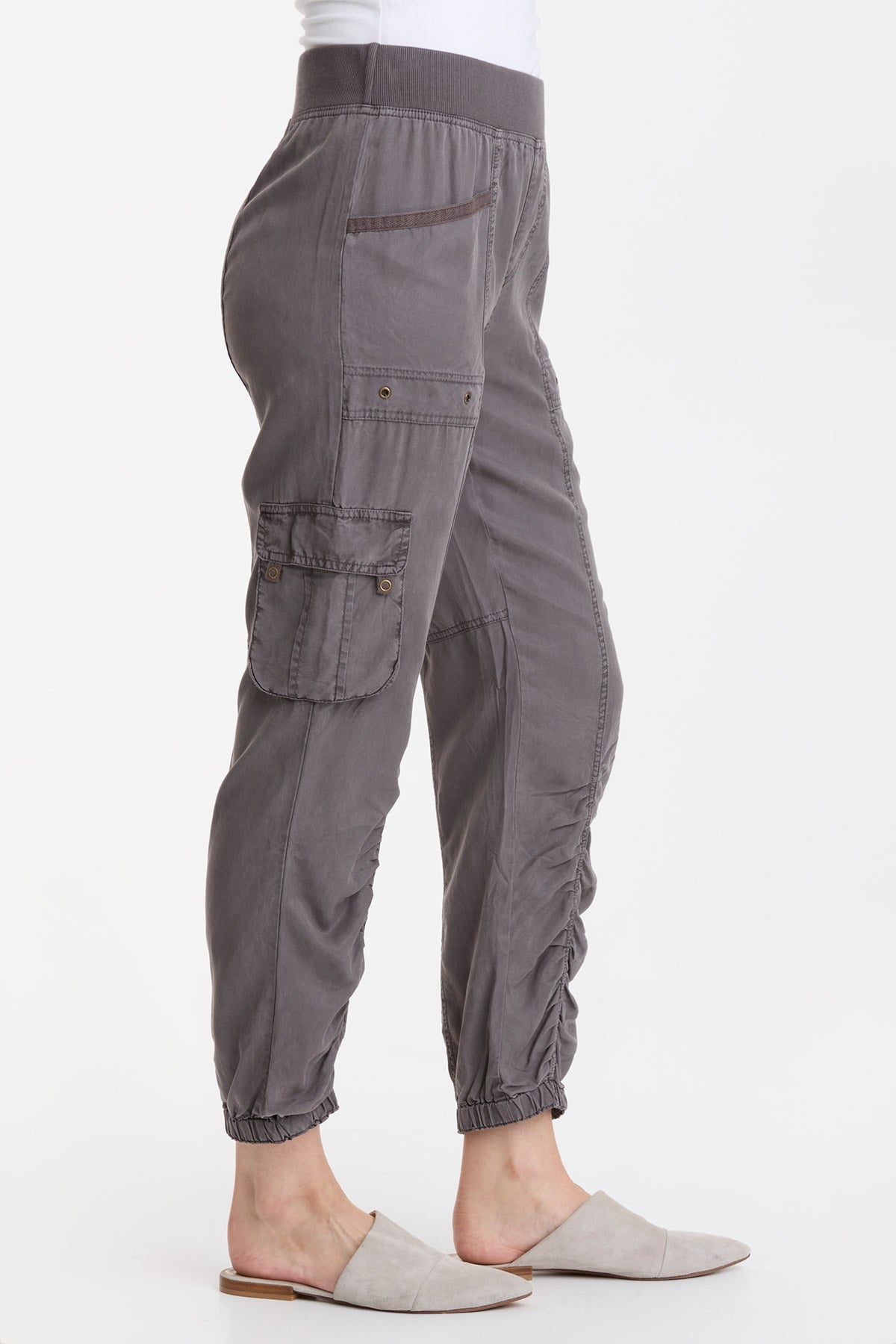 Squire Pant Graphite Point - Men's Slim Fit Stretch Dress Pants for Office, Business & Formal Occasions