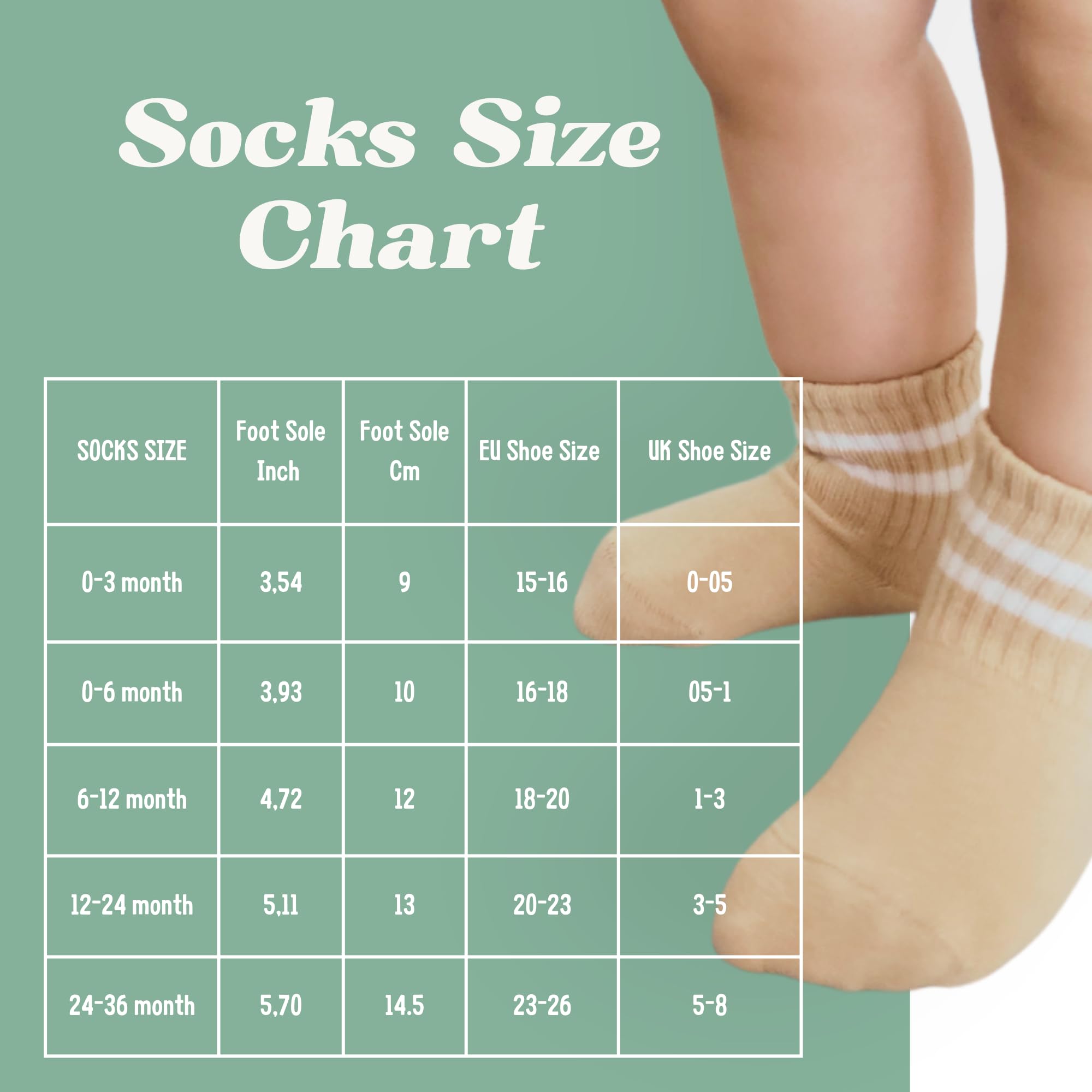 Bistyle Baby Grip Ankle Socks 6 Pairs - Soft Organic Cotton Non-Slip Socks for Newborns, Infants & Toddlers | Boys Girls Non-Slip Socks for Playtime, Crawling & First Steps