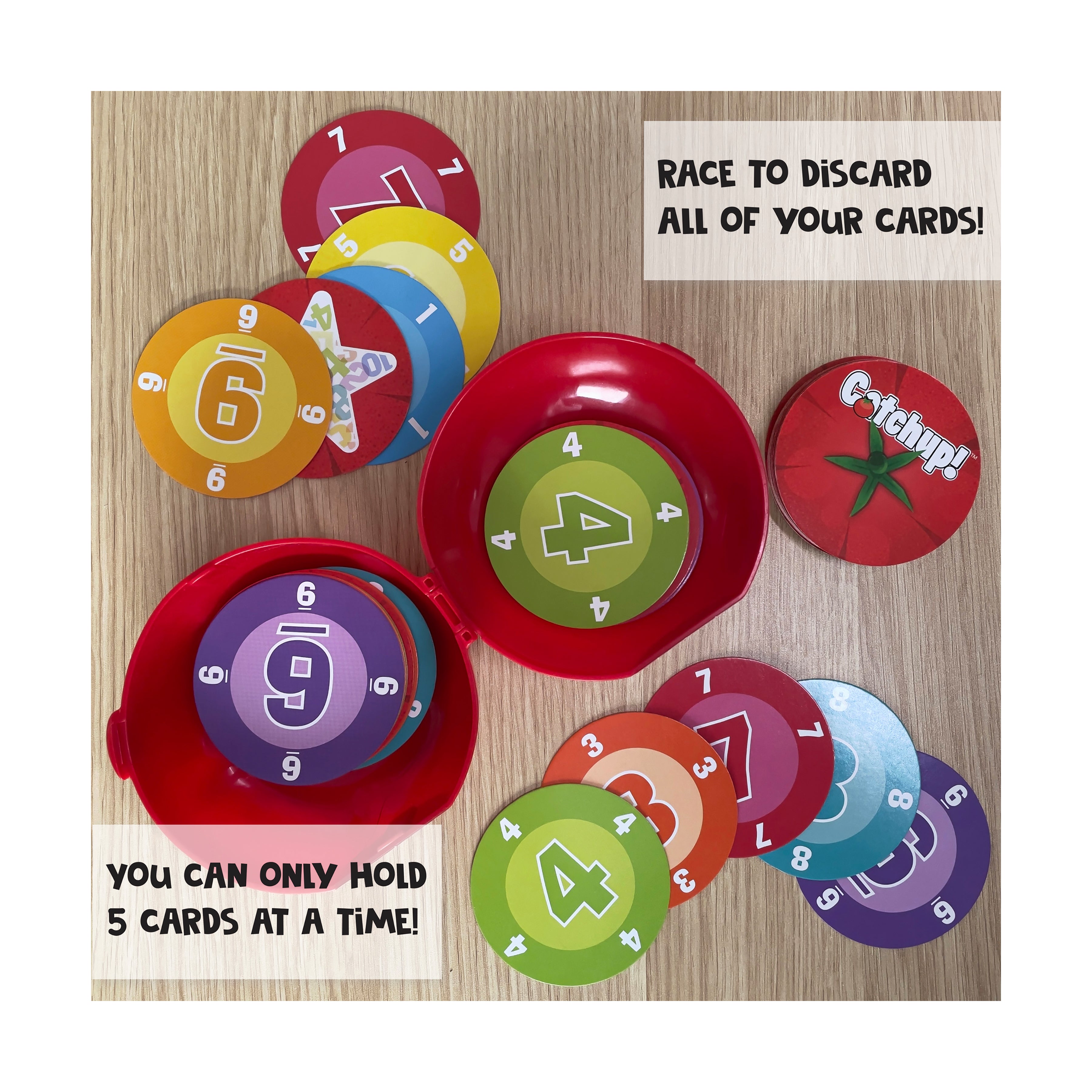 Tomato Frenzy - Fast-Paced Family Card Game for Kids & Adults - Fun Party Game for Game Nights & Gatherings