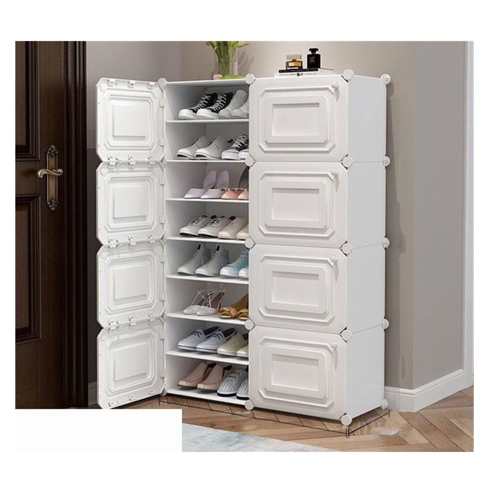 Multi-Layer Shoe Rack & Wardrobe Organizer - Space Saving Storage for Shoes, Clothes & Books