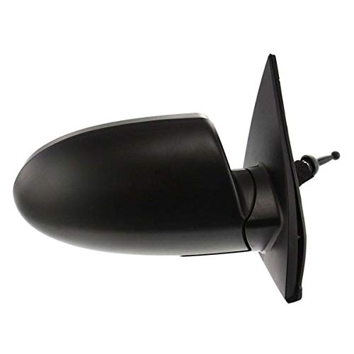 2006-2009 Hyundai Accent Right Side Manual Remote Control Black Rear View Door Mirror Replacement - Perfect for Parking, Lane Changes & Safe Driving