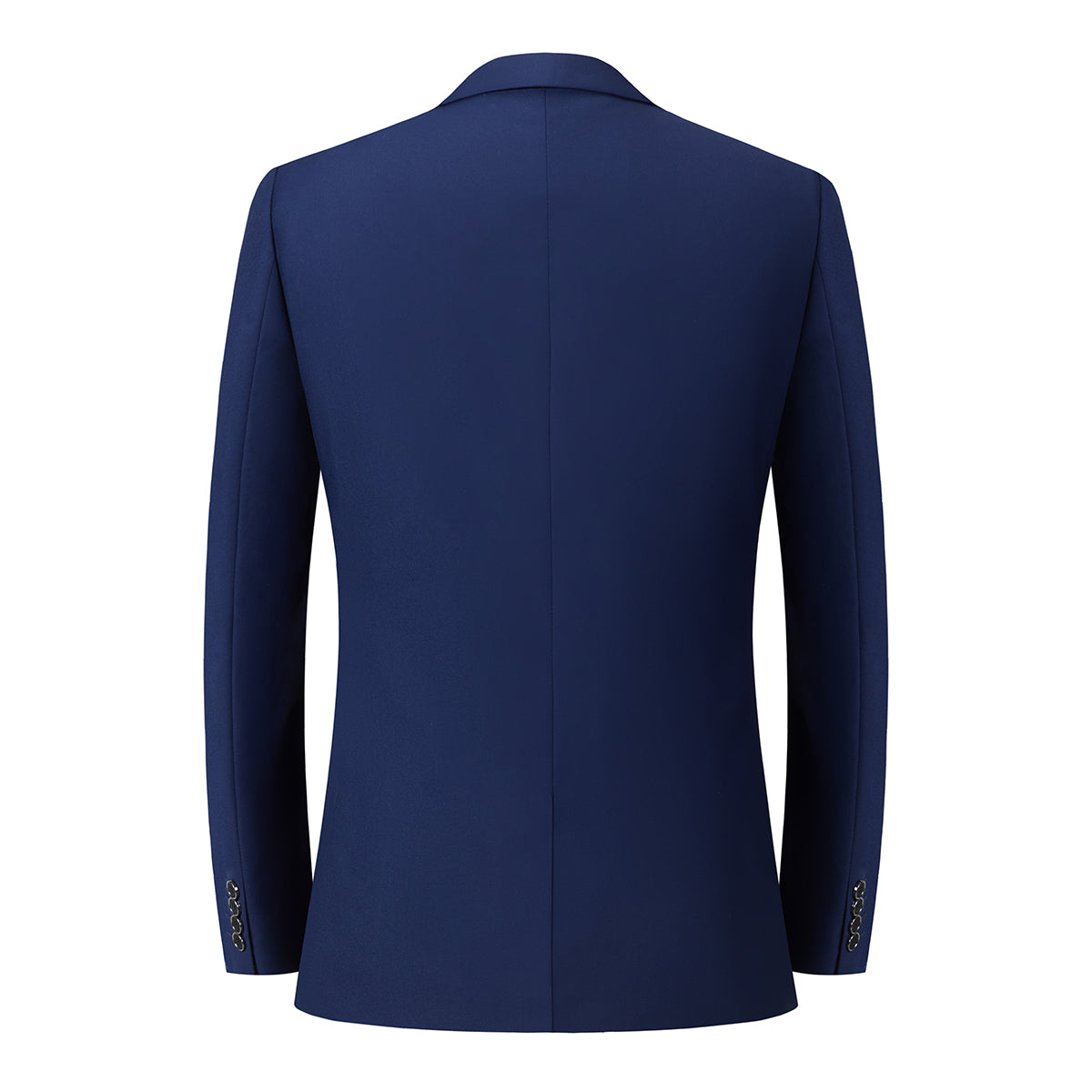 Men's Single Breasted 2 Piece Tuxedo Suit - Navy Blue Formal Wear for Weddings, Prom & Special Occasions | Slim Fit Business Suit