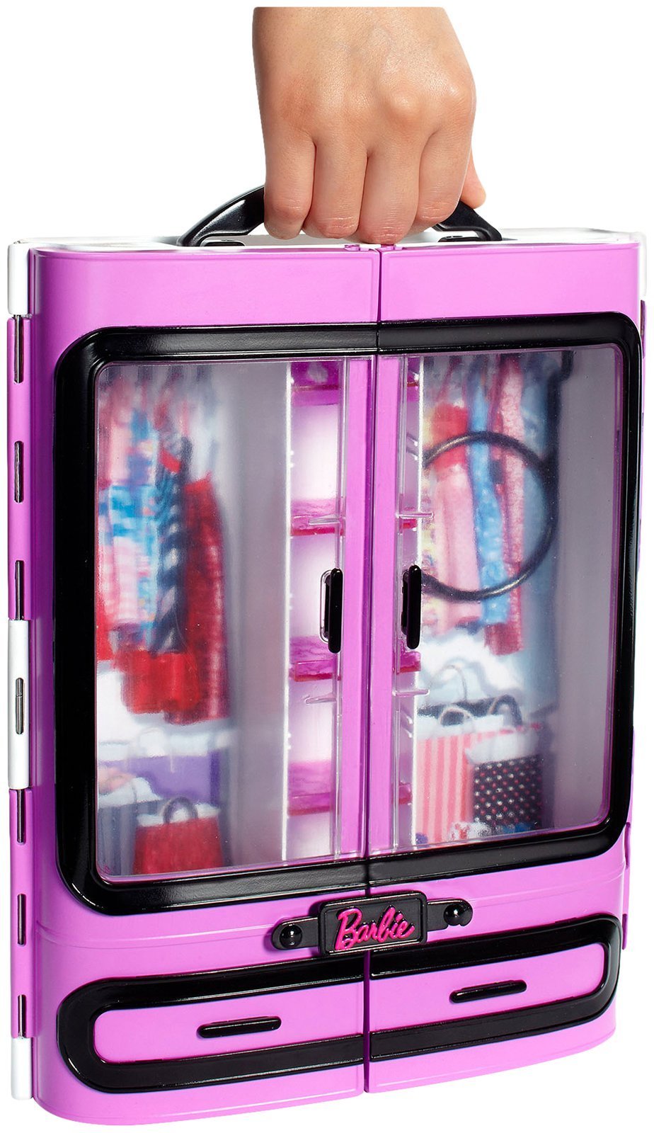 Barbie Fashionistas Ultimate Closet Playset - Purple Doll Clothes & Accessories Storage for Girls | Pretend Play, Room Decor & Gift Idea