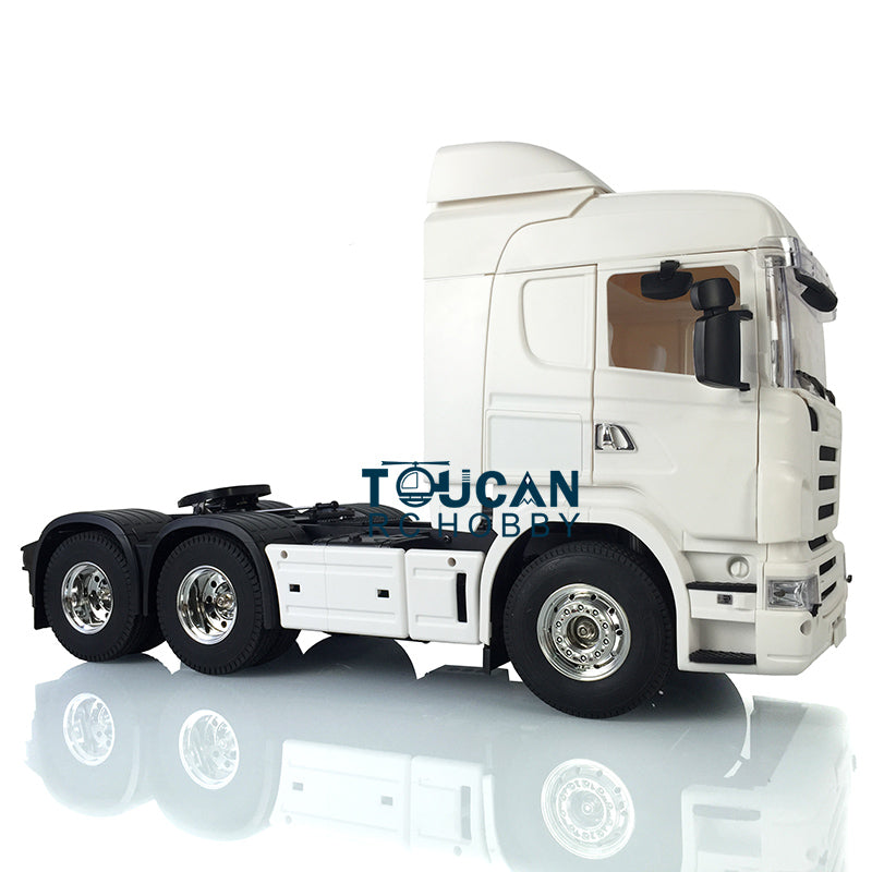 1/14 Scale Toucan Hobby Midtop 3-Axle RC Tractor Truck Kit - DIY Radio Controlled Model Car with Painting Cabin & Electric Motor - Perfect for Hobbyists, Collectors and RC Enthusiasts - Great Gift for Birthday, Christmas and STEM Learning