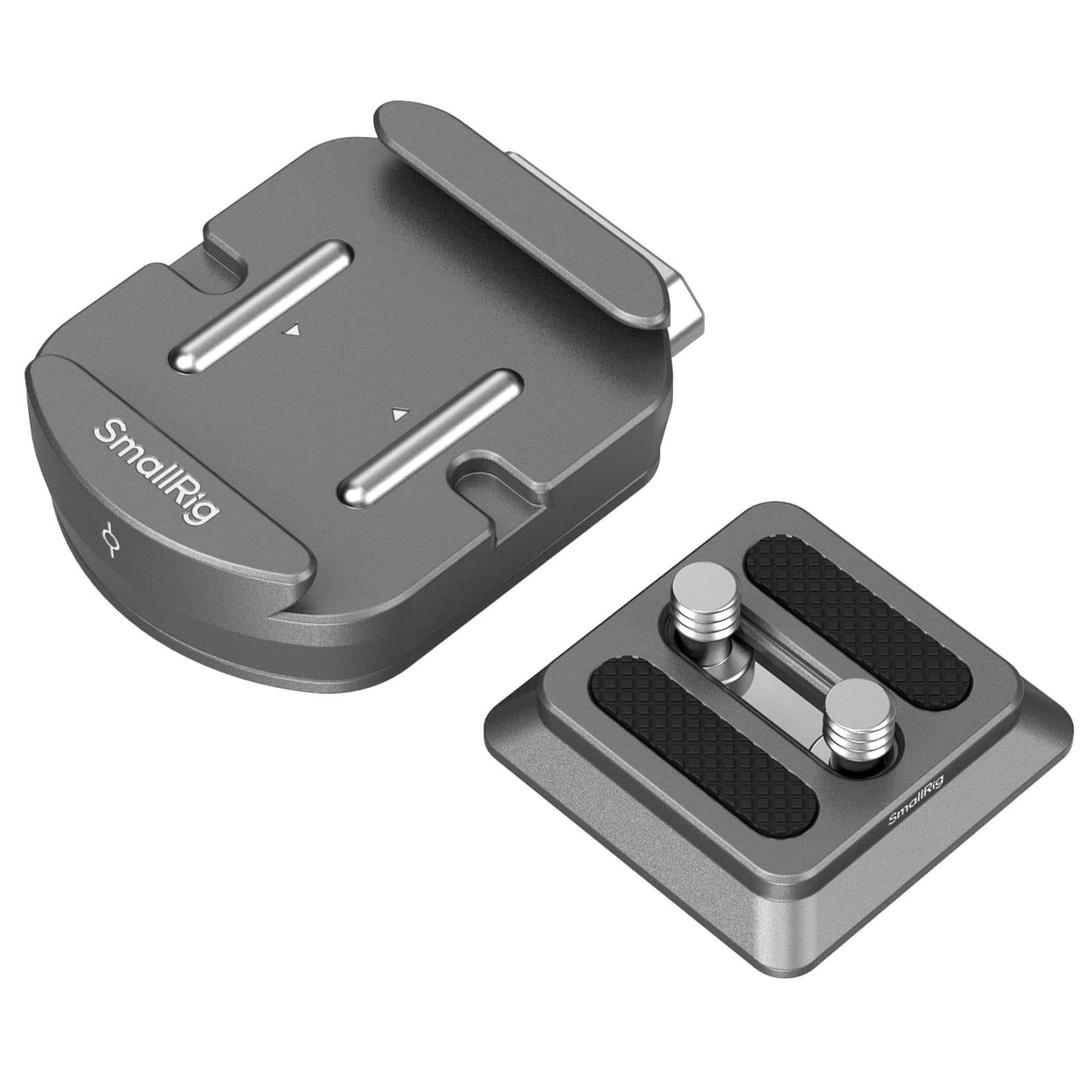 SMALLRIG HawkLock H38 Quick Release Mount Plate for Arca Swiss - Compatible with Manfrotto & Tripods | Includes Two 1/4