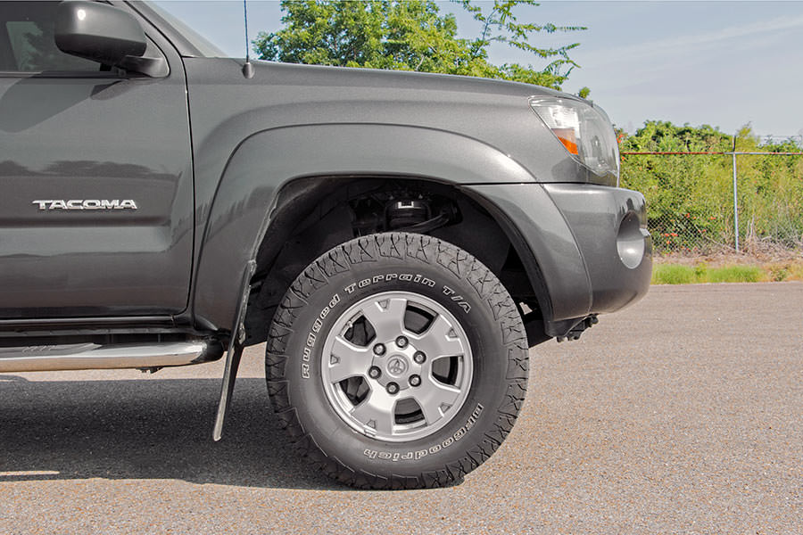 2 Inch Aluminum Leveling Kit for Toyota Tacoma 2WD/4WD (2005-2023) - Red (744RED) | Lift Suspension for Off-Road & Daily Driving