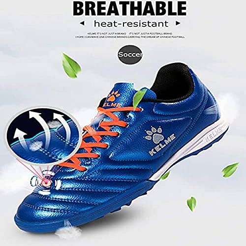 KELME Kids Soccer Cleats - Turf Football Boots for Outdoor & Indoor Play - Toddler, Little Kid & Big Kid Sizes - Lightweight TF AG Futsal Shoes for Training & Matches