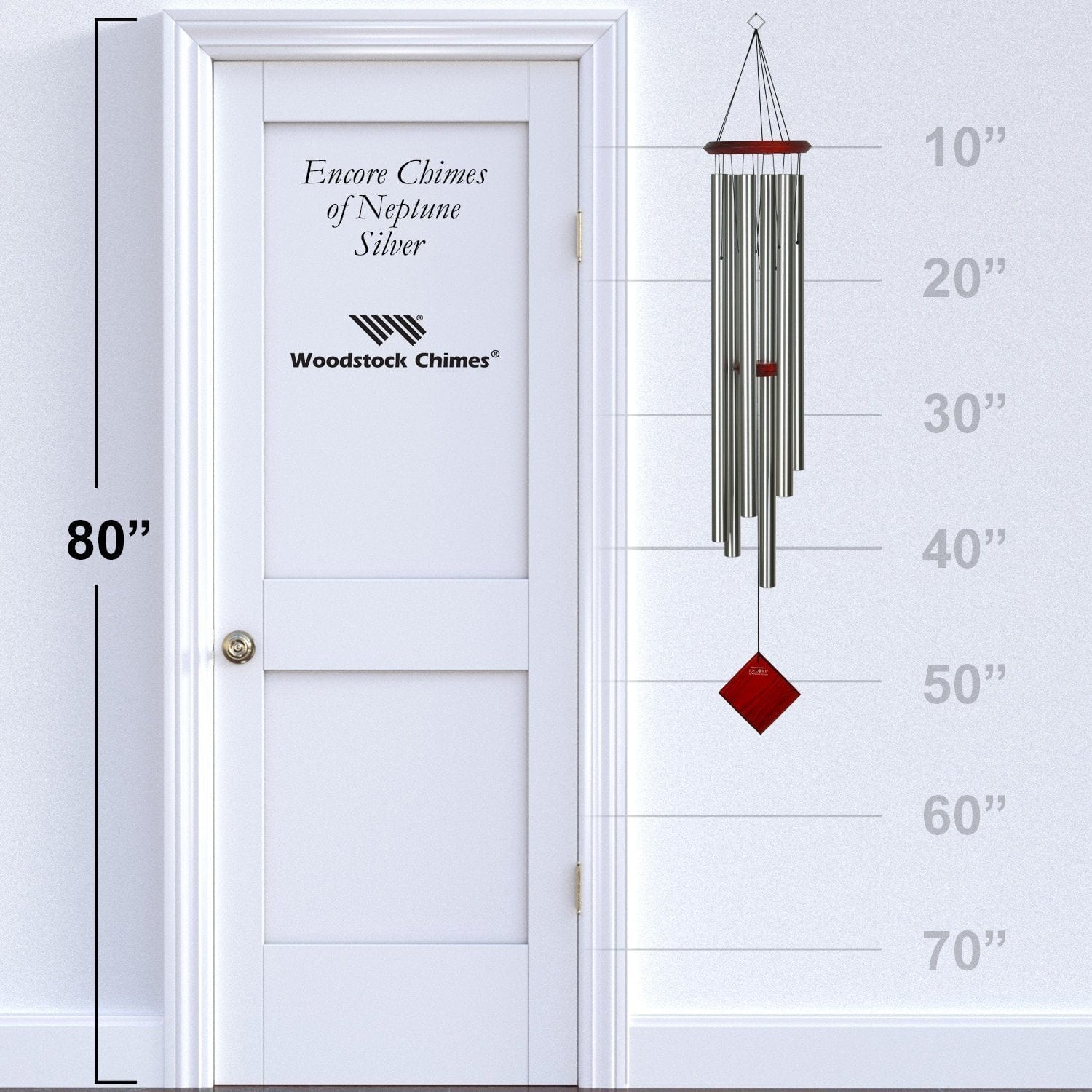 Chimes of Neptune - Handmade Wind Chimes for Outdoor Garden Decor, Perfect for Patio, Yard, and Relaxation