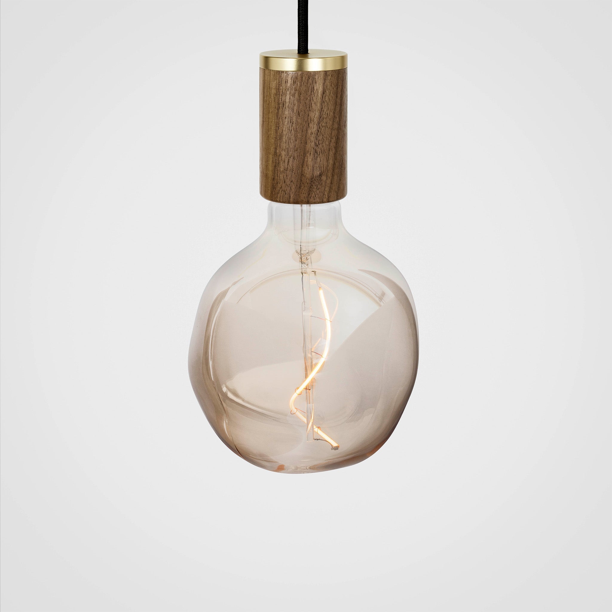 Voronoi I Walnut Pendant Light - Modern Handcrafted Wooden Ceiling Lamp for Dining Room, Kitchen, or Living Room Decor