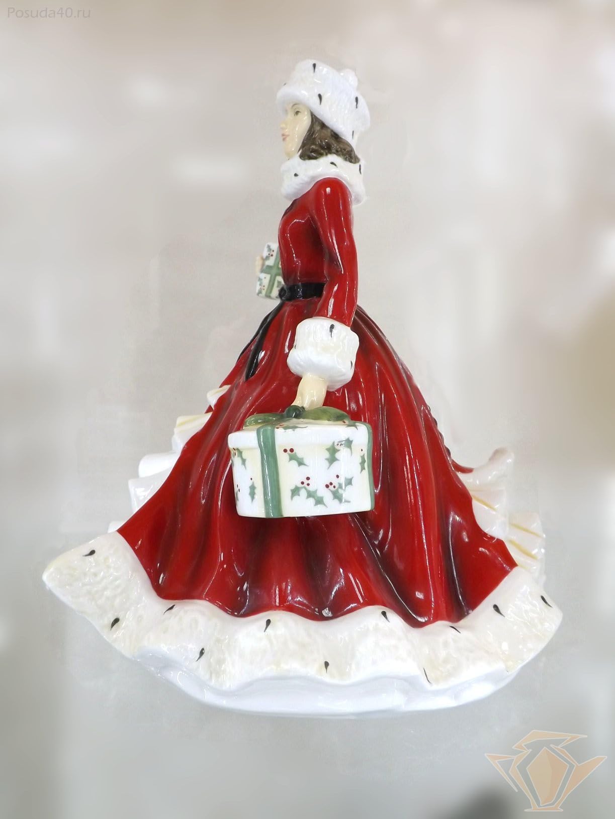 All Wrapped Up Figurine - Red Collectible Home Decor | Perfect for Christmas Gifts, Shelf Displays & Holiday Decorations