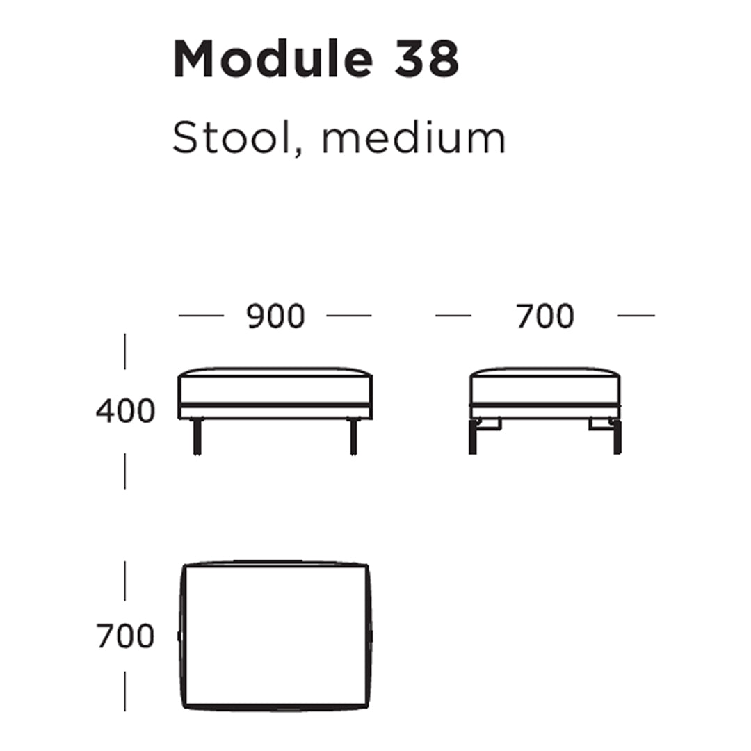 Modular Sofa Set - Edge V1 Contemporary Sectional Couch with 33 & 38 Modules | Perfect for Living Room, Lounge & Modern Home Decor