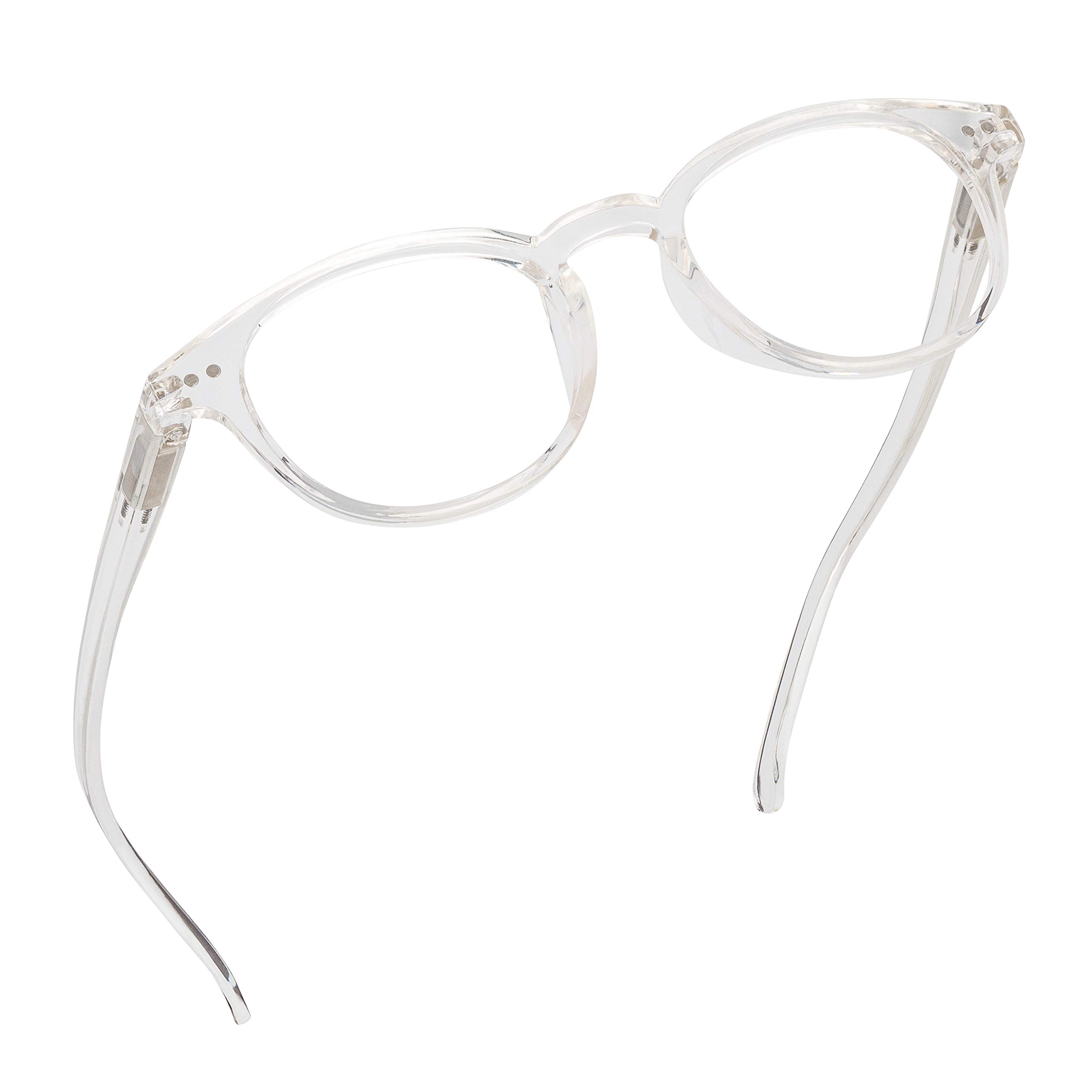 Readerest Blue Light Blocking Reading Glasses 1.25X - Anti Glare Computer Glasses for Men & Women with UV Protection & Thin Reflective Lens - Reduce Eye Strain for Office Work, Gaming & Screen Time