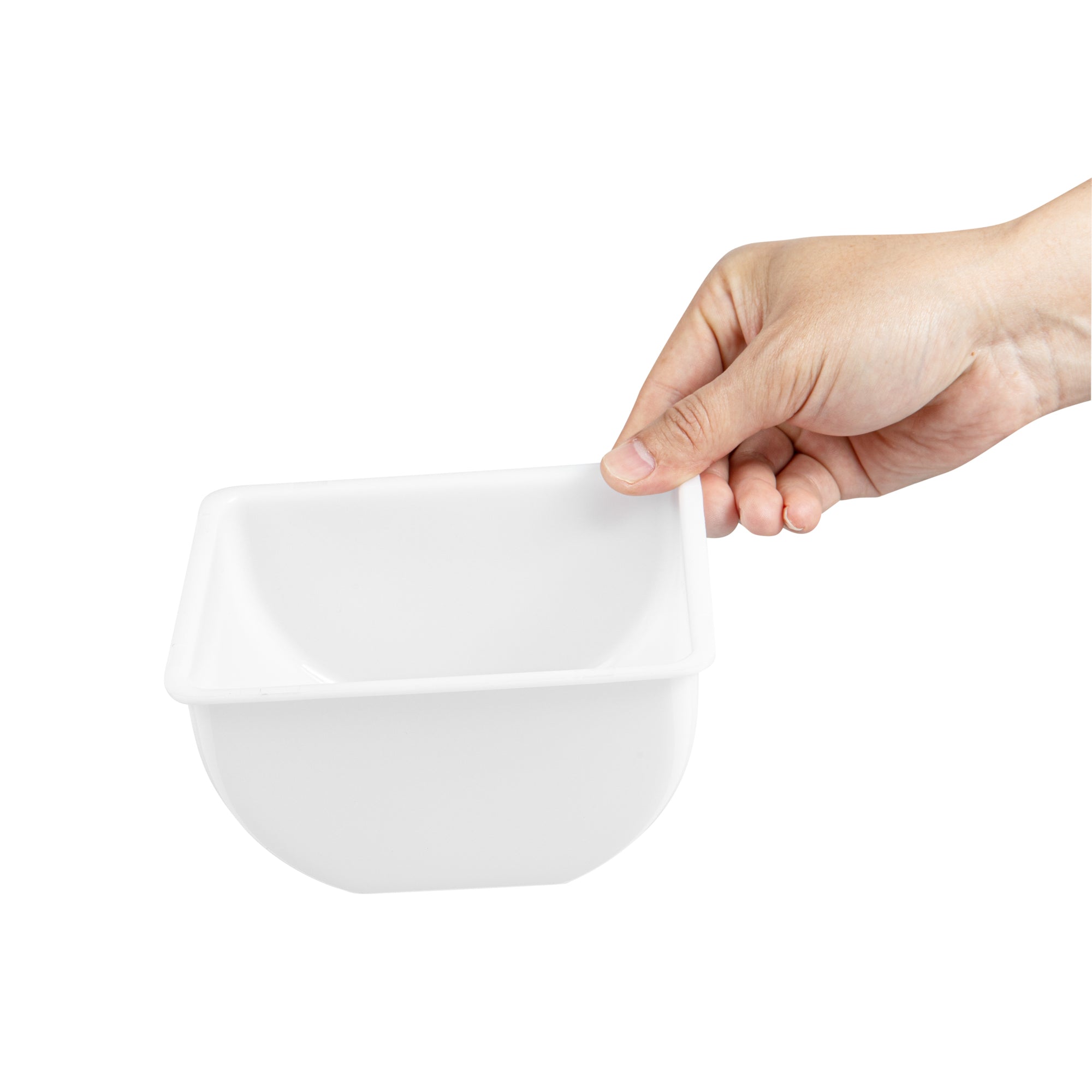 Bar Lux 1.5 Pint White Plastic Insert for 4 Compartment Condiment Caddy - 1 Count Box - Perfect for Restaurants, Cafes & Food Service Organization