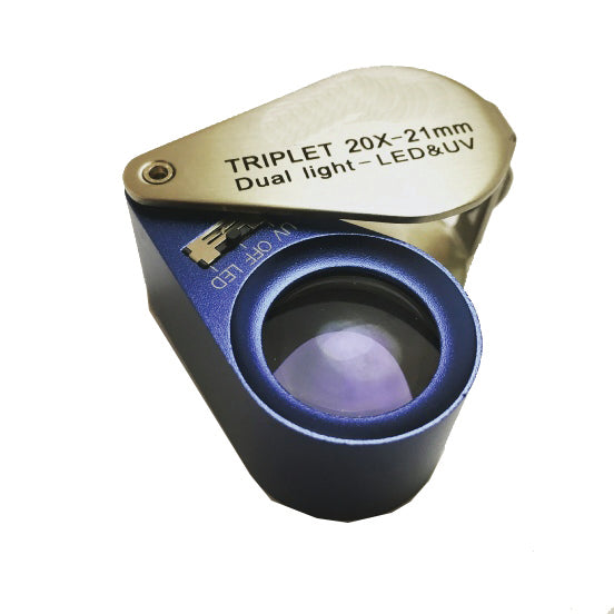 Professional 10X Magnifying Glass with LED Light - Perfect for Jewelry Making, Watch Repair, and Reading Small Print