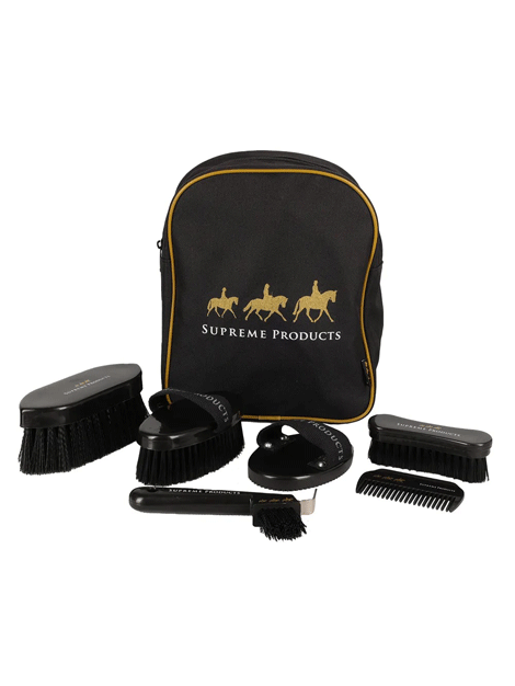 Pampered Pony Complete Grooming Kit for Horses - Supreme Quality Brushes, Combs & Care Tools - Perfect for Daily Grooming, Shows & Equine Maintenance