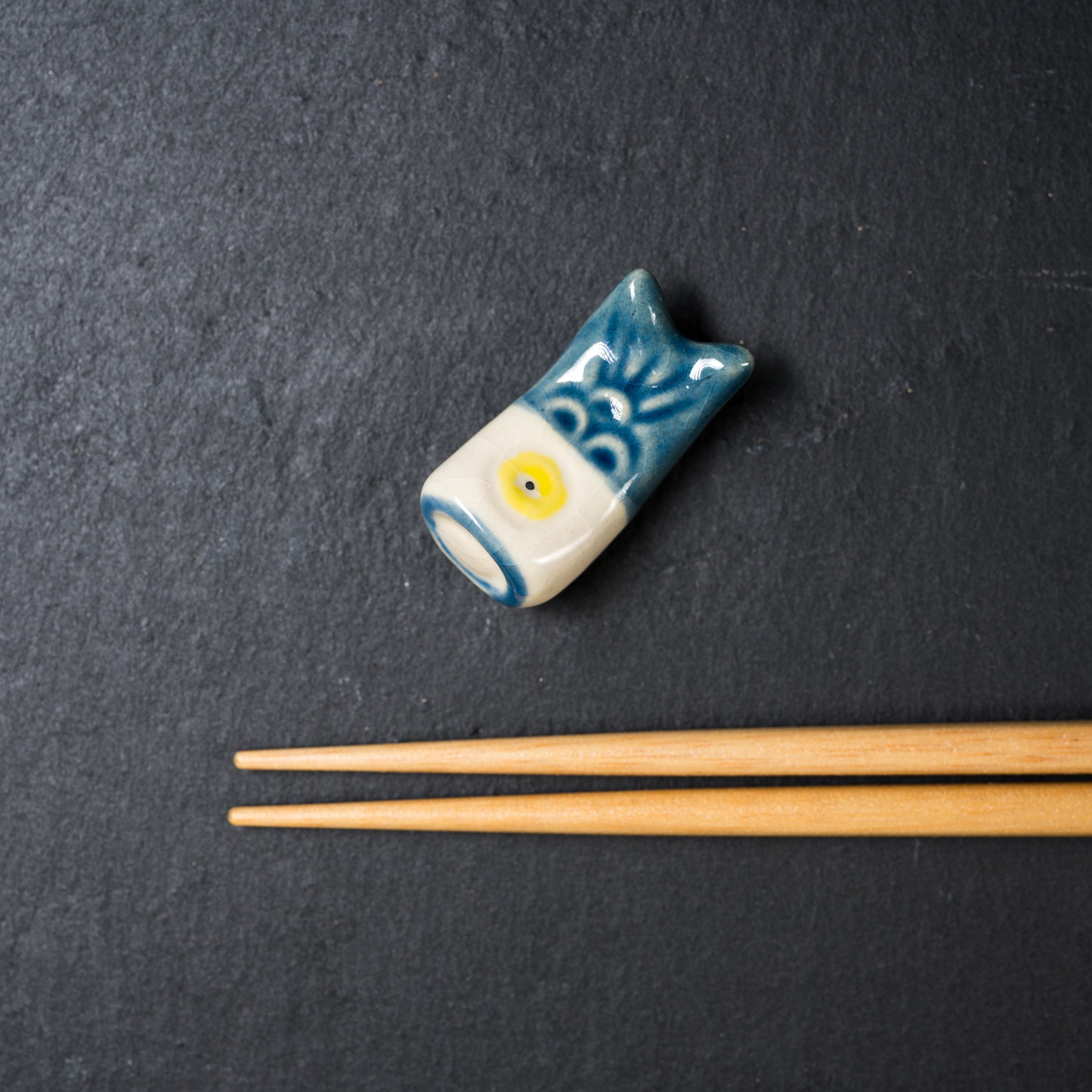 Handmade Carp Streamer Chopstick Rest - 5 Unique Designs for Sushi, Asian Dining & Home Decor