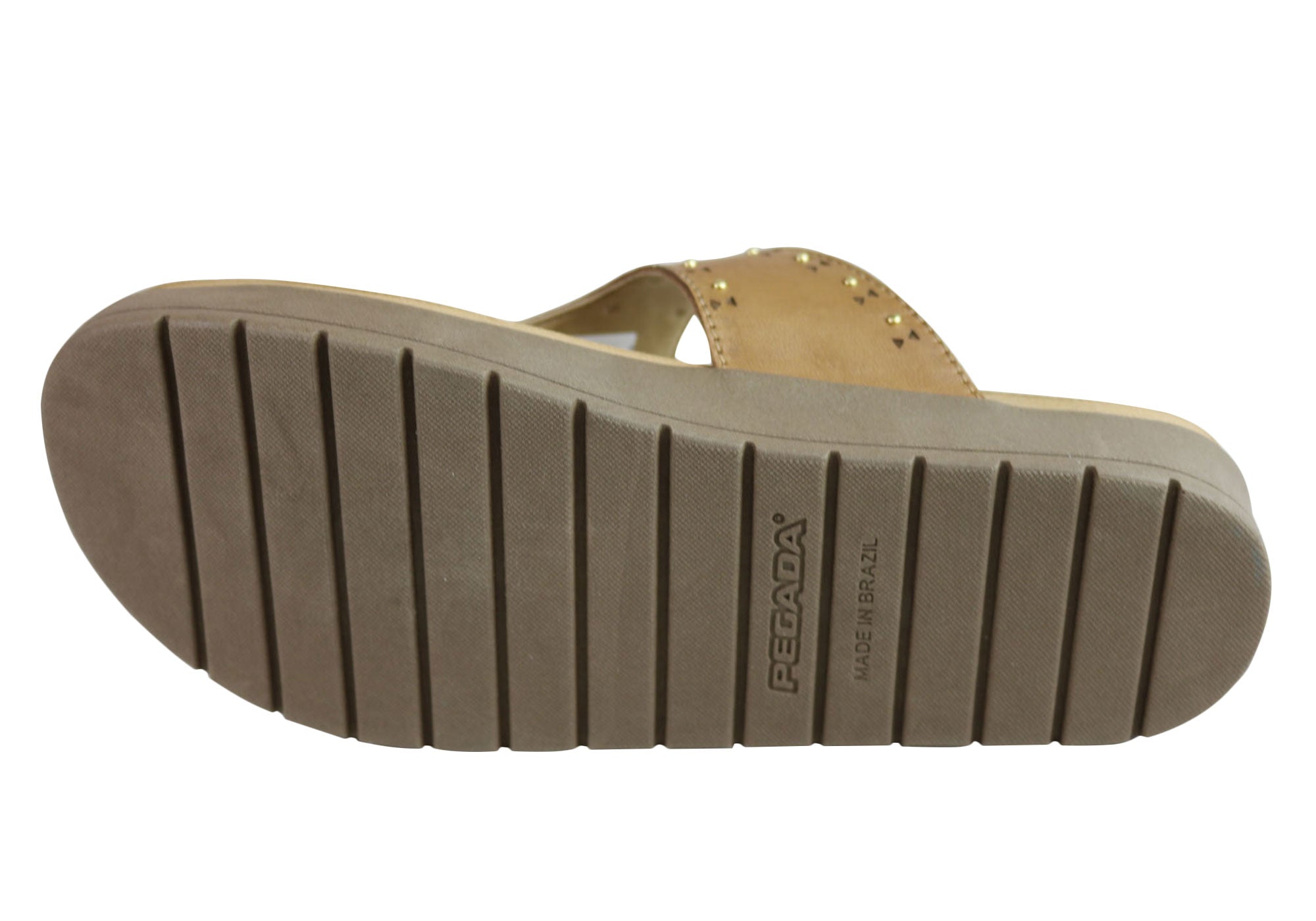 Jess Women's Cushioned Leather Sandals - Comfortable Flip Flops Made in Brazil - Perfect for Beach, Vacation & Summer Outfits