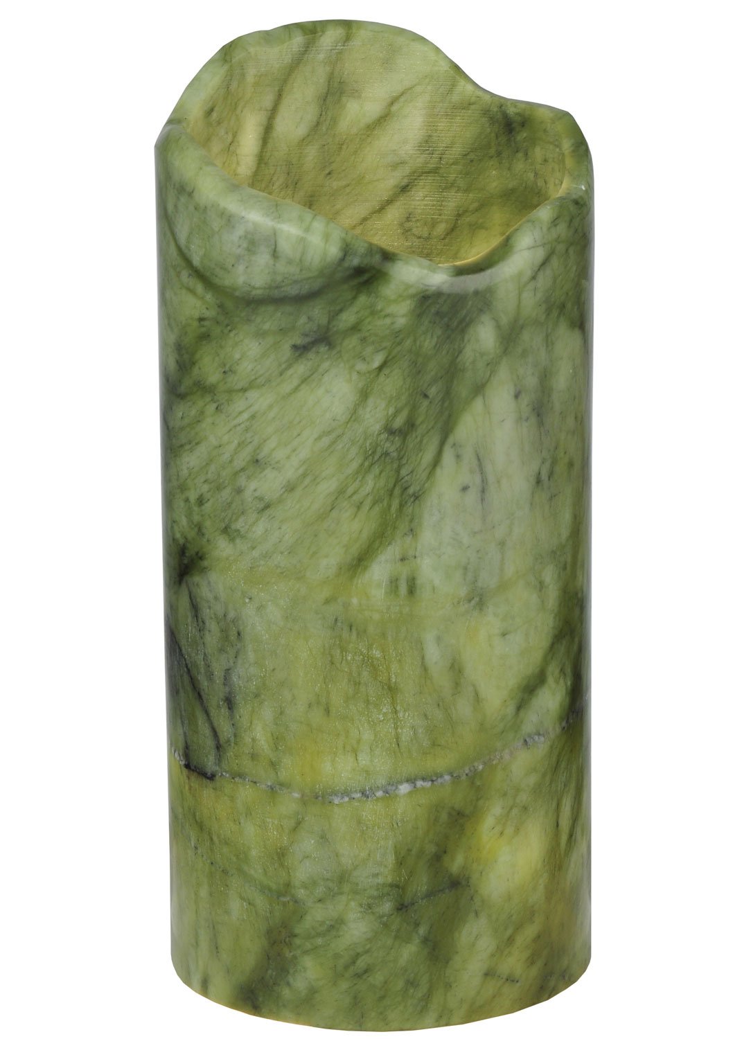 Meyda 3.4 Inch Round Decorative Candle Cover with Unique Uneven Top - Perfect for Home Decor, Wedding Centerpieces & Holiday Table Settings