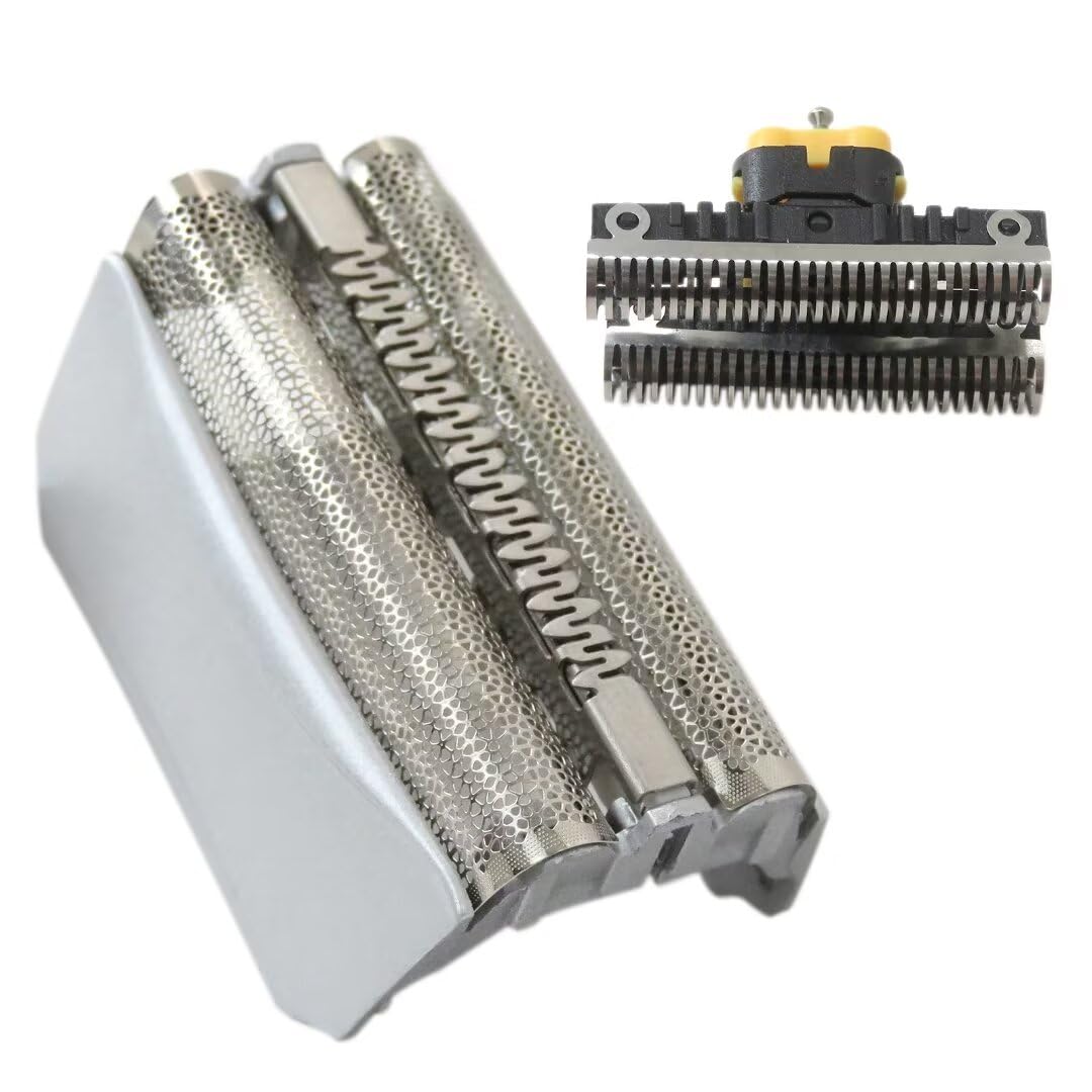 Replacement Shaver Foil & Cutter Head for Braun Series 8000 8970/8975/8985/8986/8987/8990/8991/8995/8595 - Compatible with Braun WaterFlex - Perfect for Home & Travel Shaving