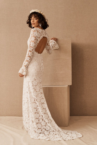 BHLDN Tadashi Shoji Cedar Gown - Elegant Long Formal Dress for Weddings, Prom & Evening Events | Plus Size Options Available