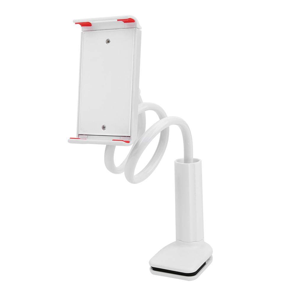 Dilwe Universal Guitar Phone Holder - Plastic & Metal Clip for Cell Phone, Perfect Guitar Accessory for Musicians (White) | Great for Live Performances, Practice Sessions & Music Videos