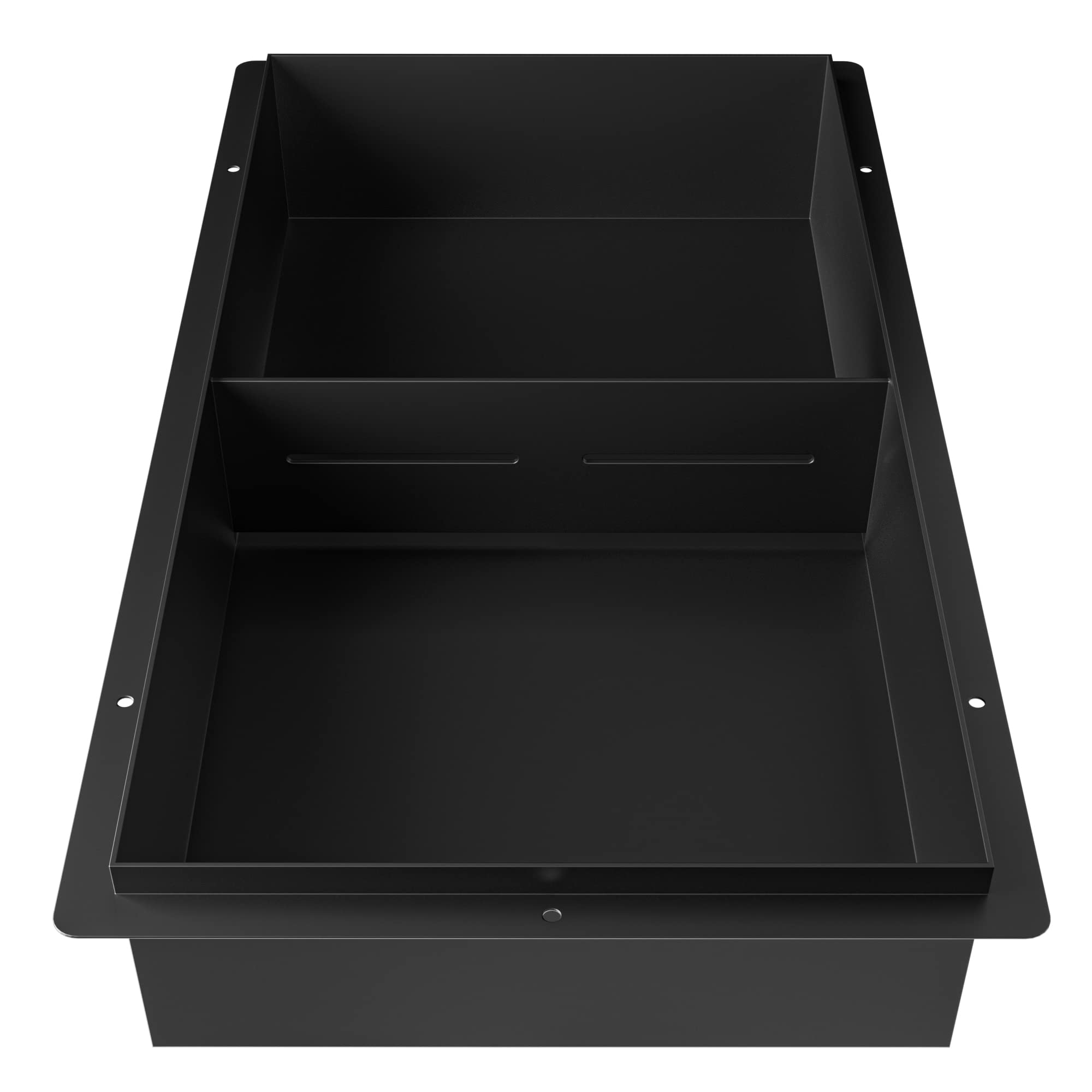 24x12 Inch Stainless Steel Recessed Shower Niche - Matte Black Rimless Wall Shelf for Bathroom | No Tile Needed, Flush-Mount Installation | Perfect for Shampoo, Soap & Bath Accessories Storage