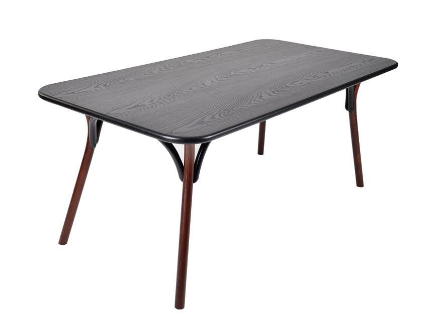GTV Arch Bentwood Dining Table - Modern Wooden Kitchen Table for 6 - Elegant Round Dining Room Table for Home, Restaurant & Cafe Use