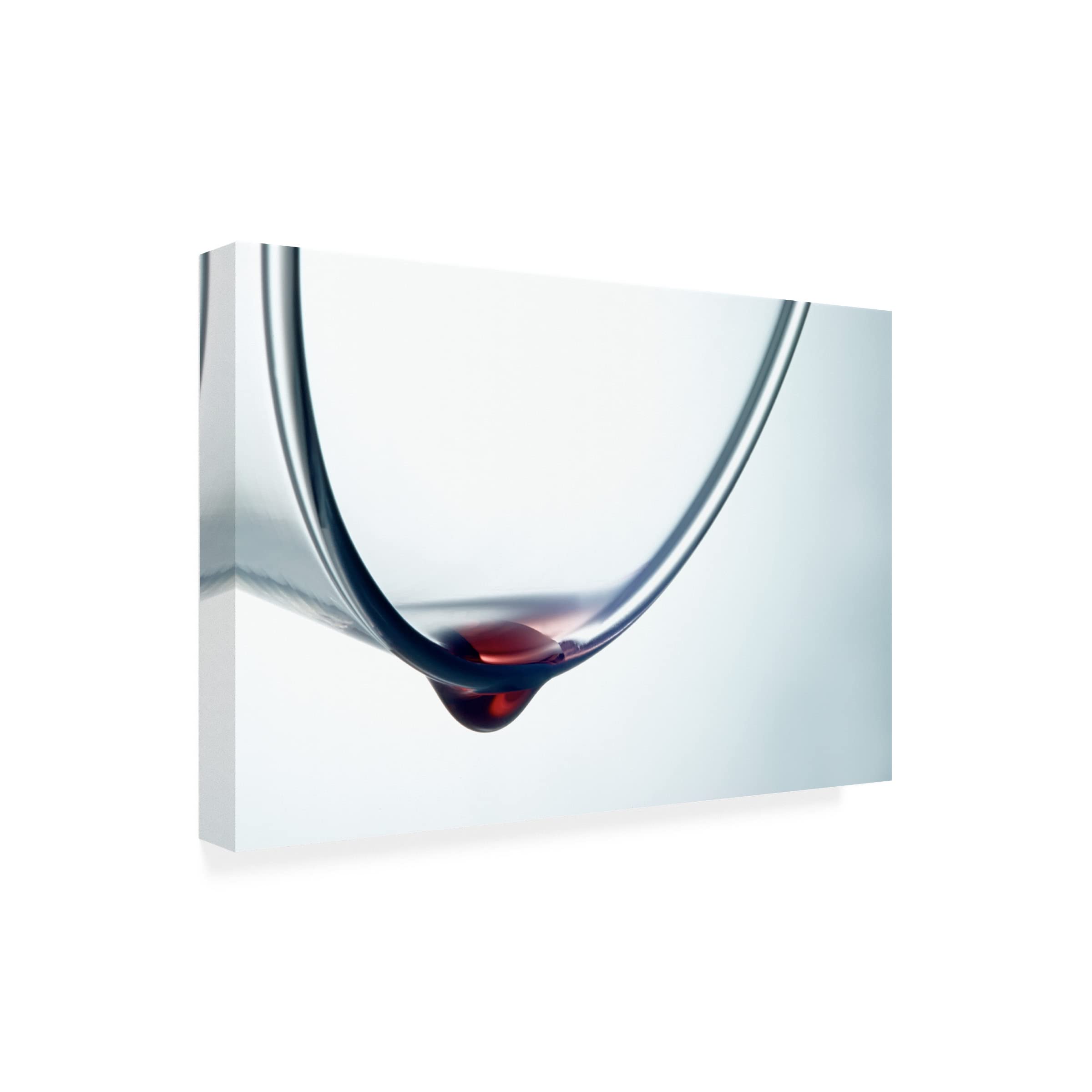 Tom Pavlasek 'Drop Of Wine' Canvas Wall Art Print - Modern Home Decor for Living Room, Bedroom & Office - Trademark Fine Art Collection