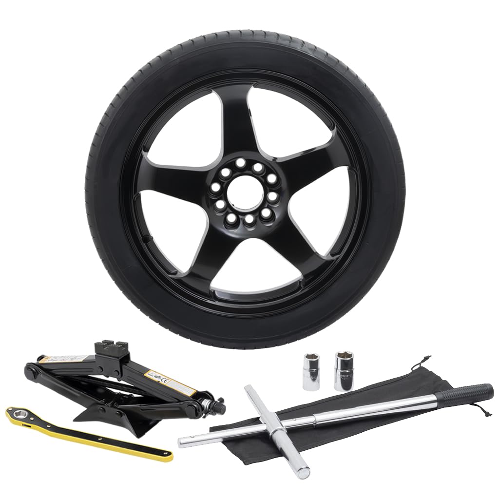 Modern Spare Complete Compact Spare Tire Kit for 2013-2025 Honda Accord Hybrid | Temporary Spare Tire Replacement | Emergency Roadside Kit for Flat Tires & Road Trips