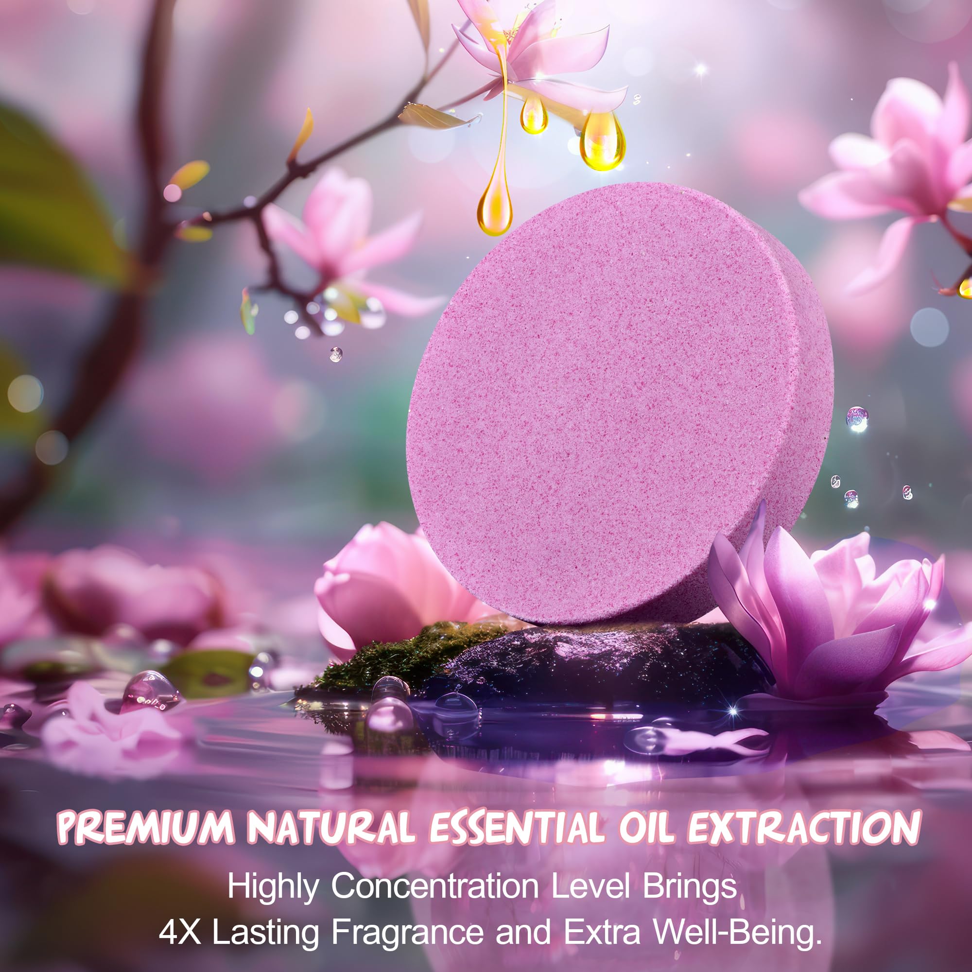 2024 Organic Aromatherapy Shower Steamers - 8 Pack Essential Oil Shower Bombs for Nasal Relief, Stress Relief & Relaxation | Perfect Birthday Gifts for Women, Self Care Gifts for Girls, Stocking Stuffers for Friends & Family | Use in Bathroom for Spa-Like Experience, Morning Refreshment & Nighttime Relaxation