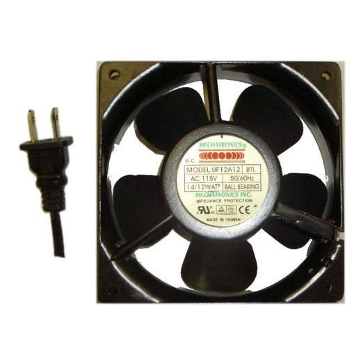 High-Performance Mechatronics UF12A12 BTLR 120x120x38mm 115V AC Cooling Fan - Perfect for Server Racks, Electronics Cooling & Industrial Equipment Ventilation