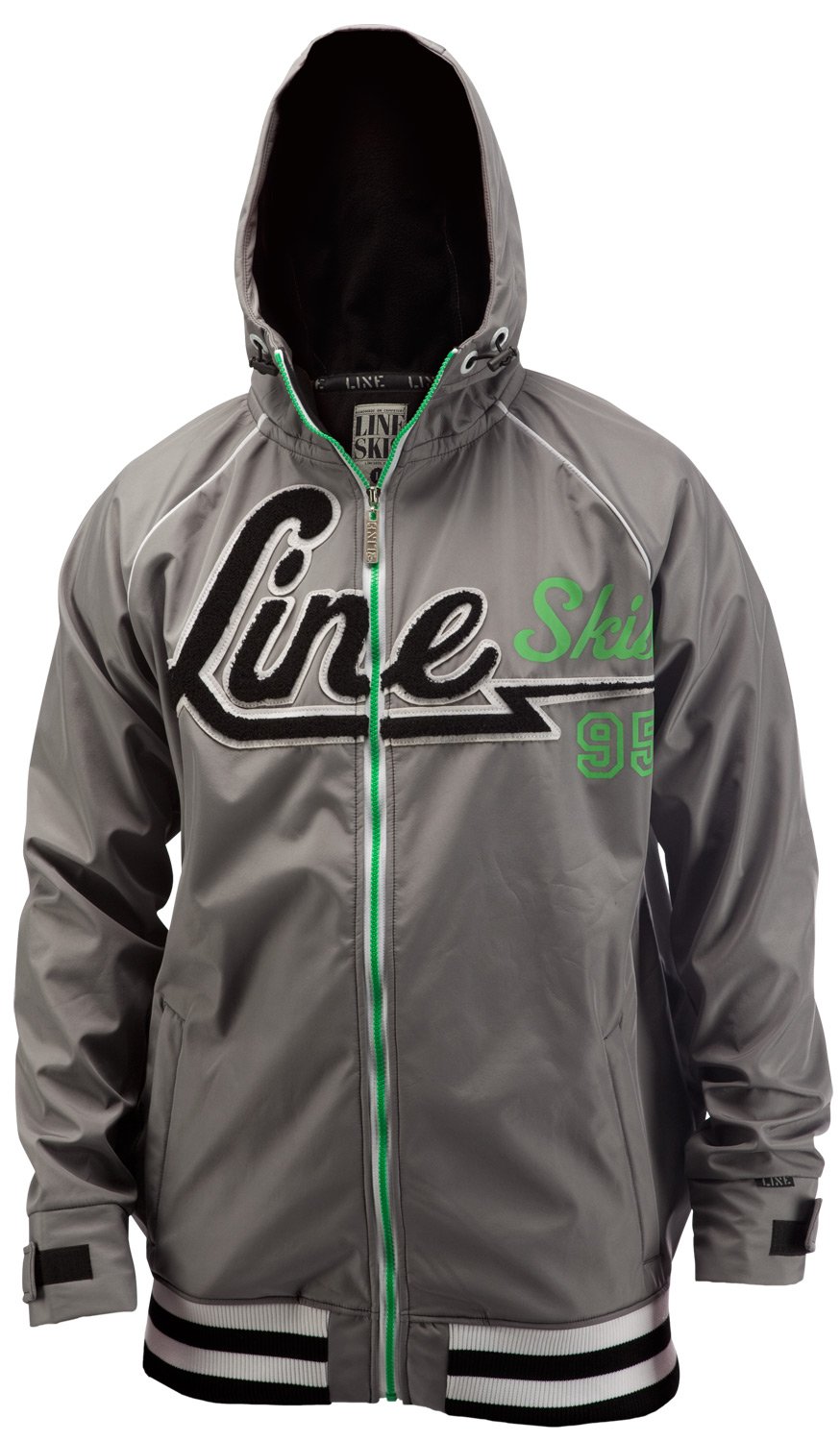 Line Hacket Hoodie - Grey - Large | Stylish & Comfortable Men's Pullover for Casual Wear, Outdoor Activities & Street Fashion