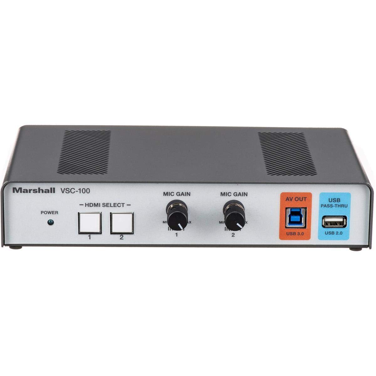 Marshall Electronics VSC-100 AV UCC Consolidator Bridge - Dual HDMI & USB Pass-Through for Conference Rooms & Video Streaming | Seamless AV Connectivity Solution for Business Meetings & Webinars