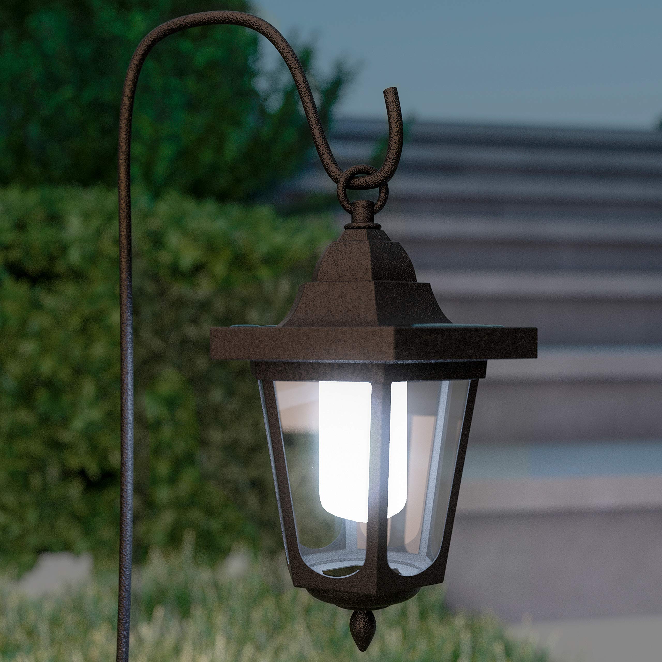 Pure Garden Hanging Solar Coach Lights - Set of 2, 26