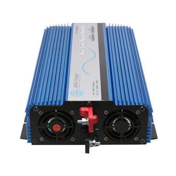 Aims Power PWRIX120012SUL 1200W Pure Sine Wave Inverter with Transfer Switch - Hardwired, UL Listed - Perfect for Home Backup Power, RV, and Off-Grid Solar Systems