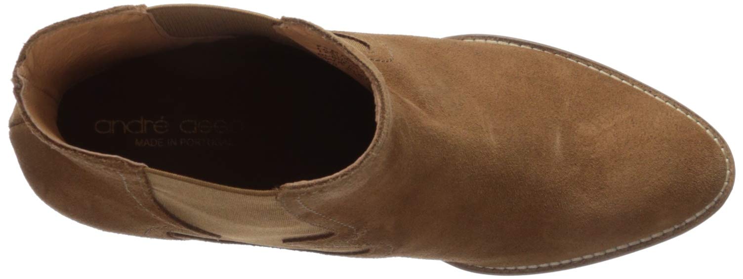 André Assous Women's Palmer Ankle Boot - Stylish Leather Booties for Fall & Winter | Comfortable Casual & Dressy Boots for Work, Date Night & Everyday Wear