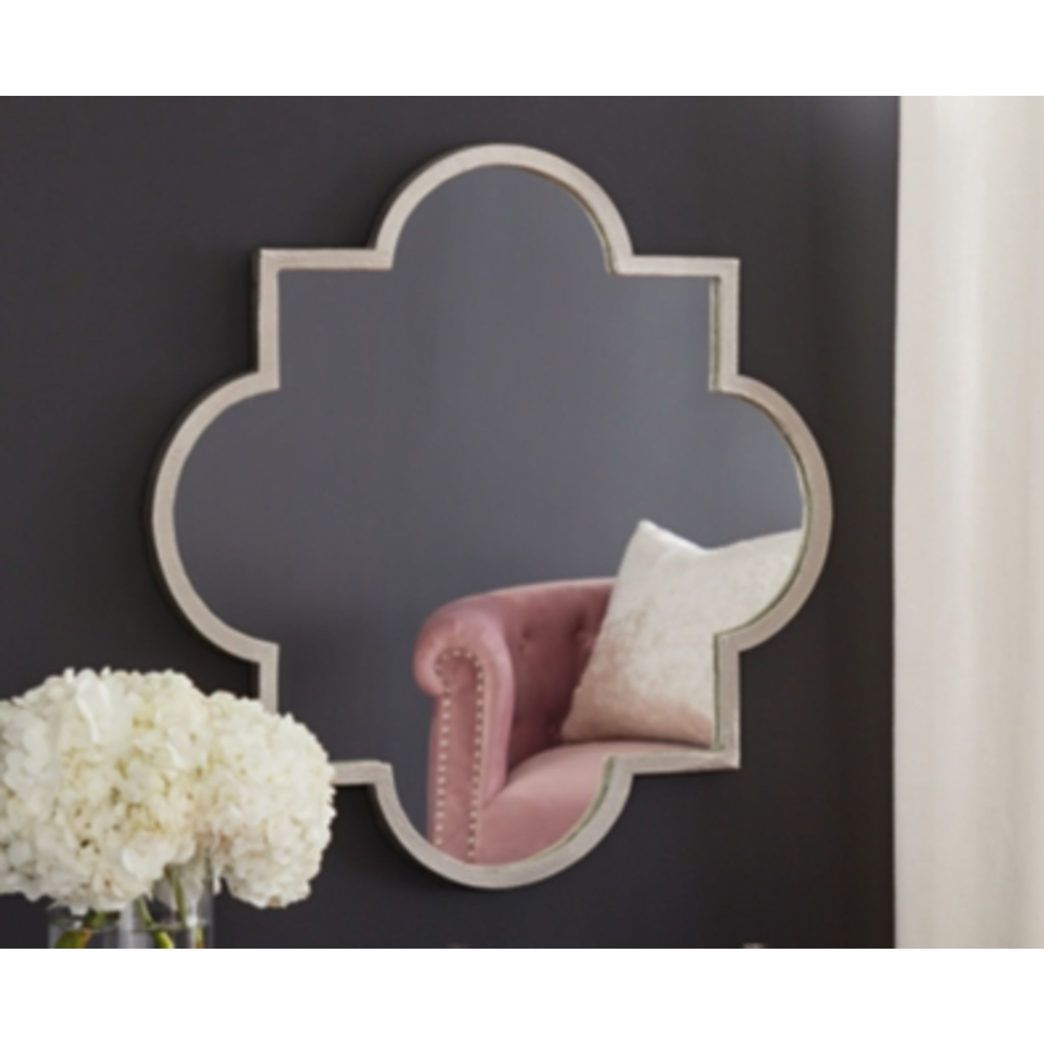 Beaumour 24x24 Inch Wall Mirror - Full Length Decorative Mirror for Bedroom, Bathroom, Living Room & Entryway - Stylish Home Decor & Vanity Mirror