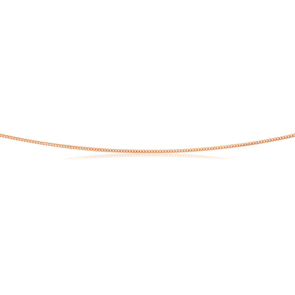 9ct Rose Gold Silver Filled 60cm Curb Chain Necklace for Women - Elegant Layering Jewelry for Everyday Wear & Special Occasions