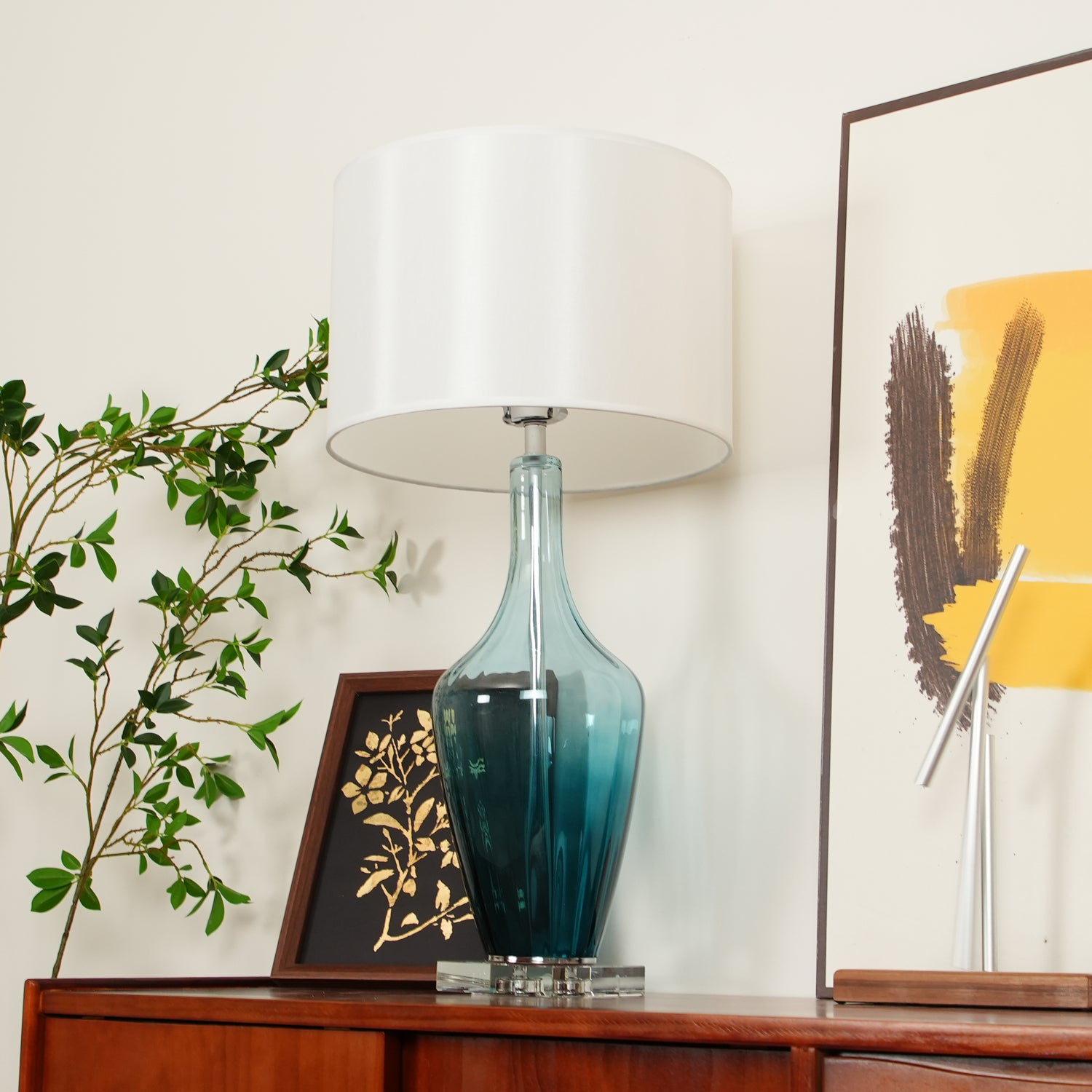 Hagano Modern Table Lamp - Adjustable LED Desk Light for Home Office, Bedroom & Living Room - Perfect for Reading, Working & Decor
