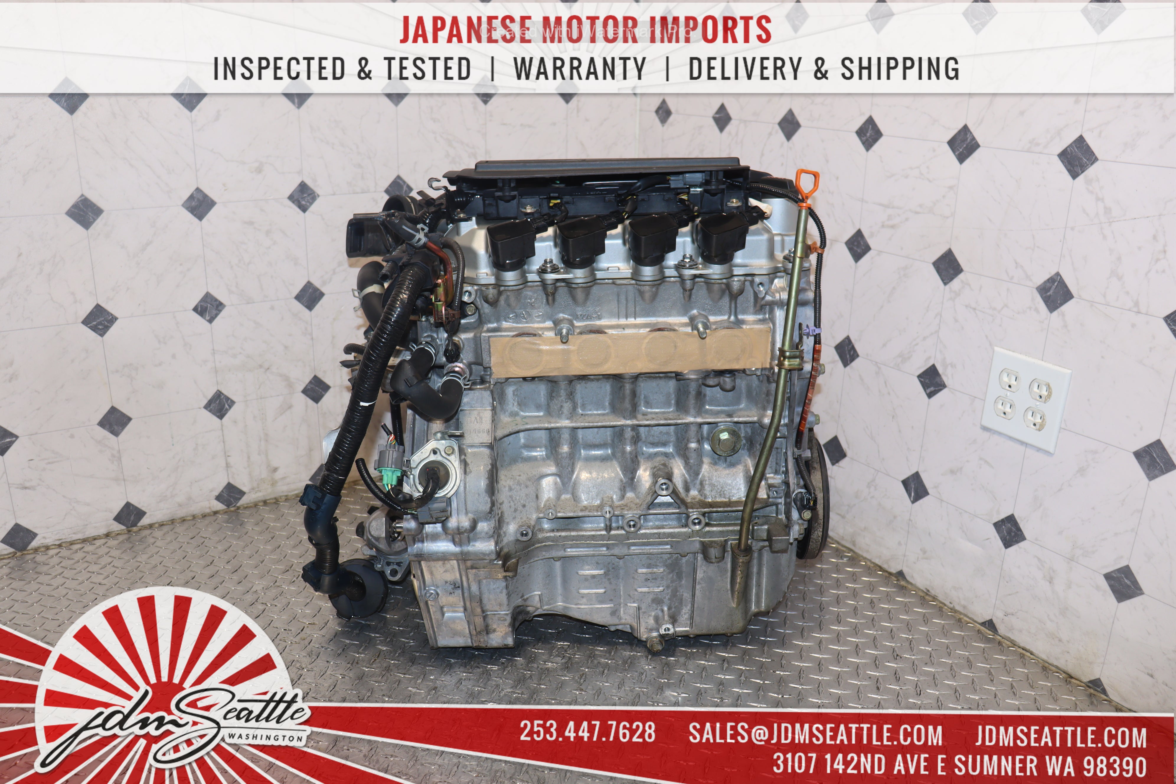 JDM LDA1 MF3 Engine for 2003-2005 Honda Civic 1.3L IMA Hybrid - Replacement Motor for Improved Fuel Efficiency & Smooth Performance - Perfect for Eco-Friendly Driving & Hybrid Vehicle Maintenance