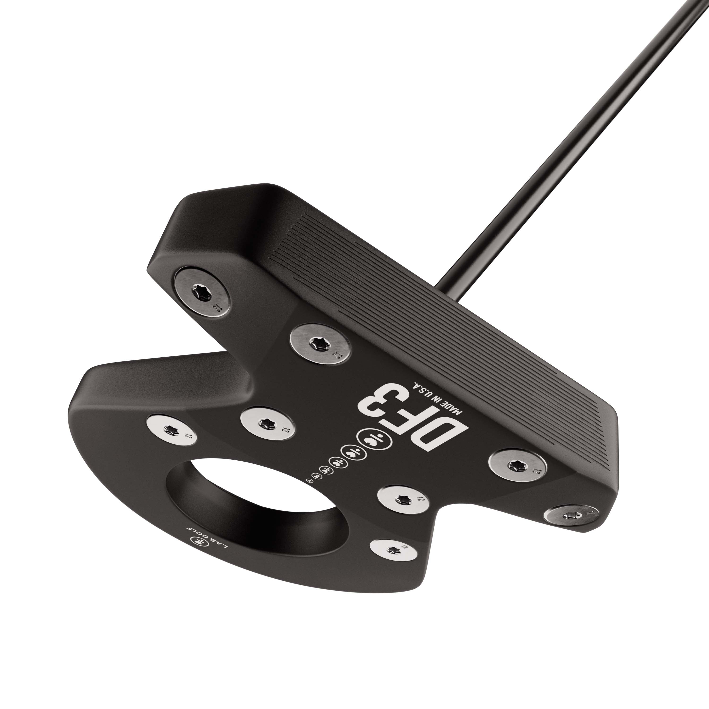 L.A.B. Golf DF3 Putter - Premium Mallet Putter for Improved Accuracy | Perfect for Golfers Seeking Better Alignment & Distance Control on the Green