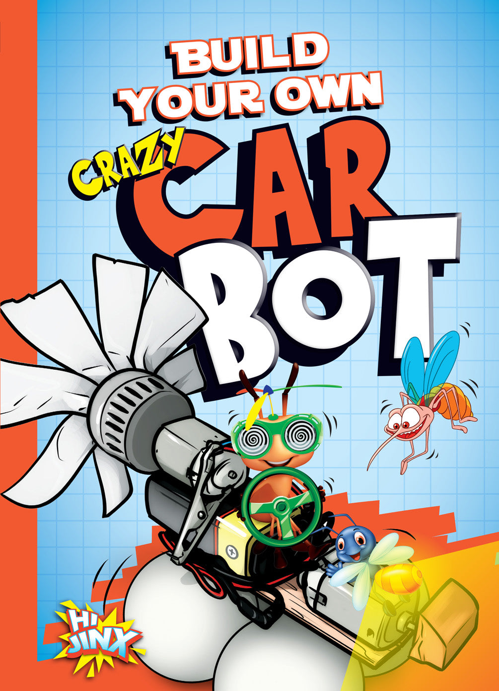DIY Crazy Car Bot Kit - STEM Building Toy for Kids & Teens - Fun Educational Robotics Project for Home & School Activities